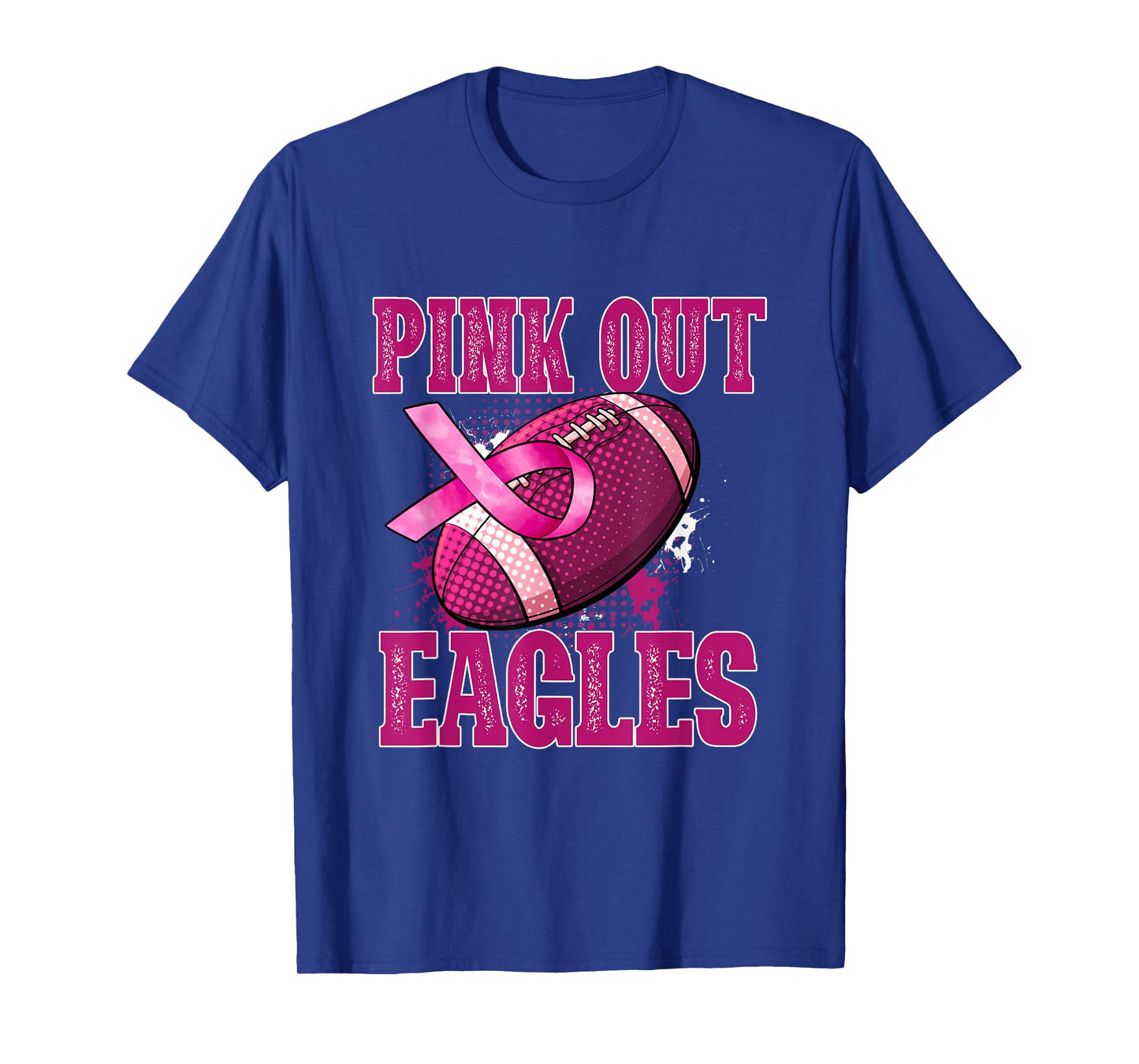 Eagles Pink Out Football Tackle Breast Cancer T-Shirt