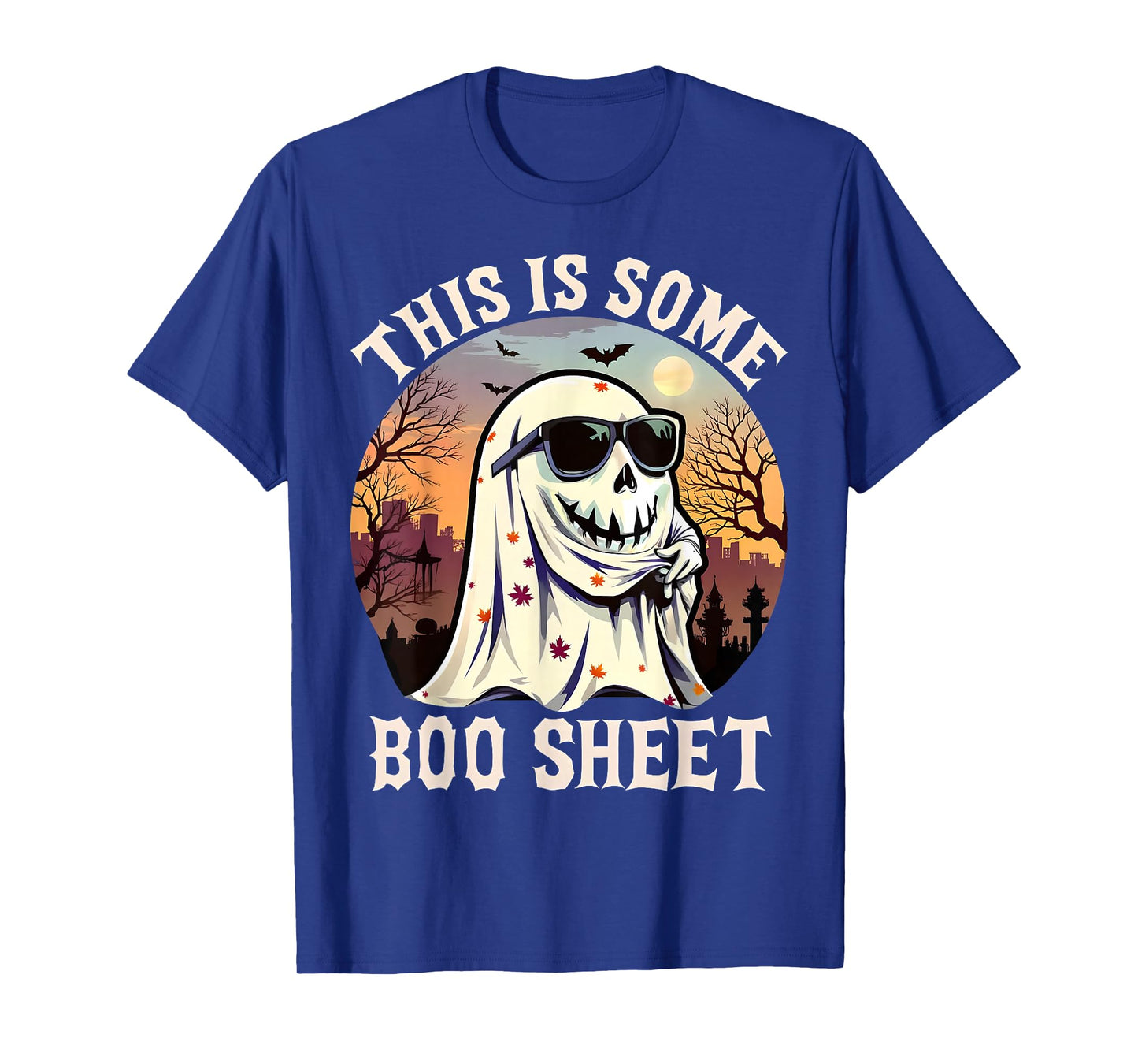 This is Some Boo Sheet Ghost Funny Retro Halloween Costume T-Shirt