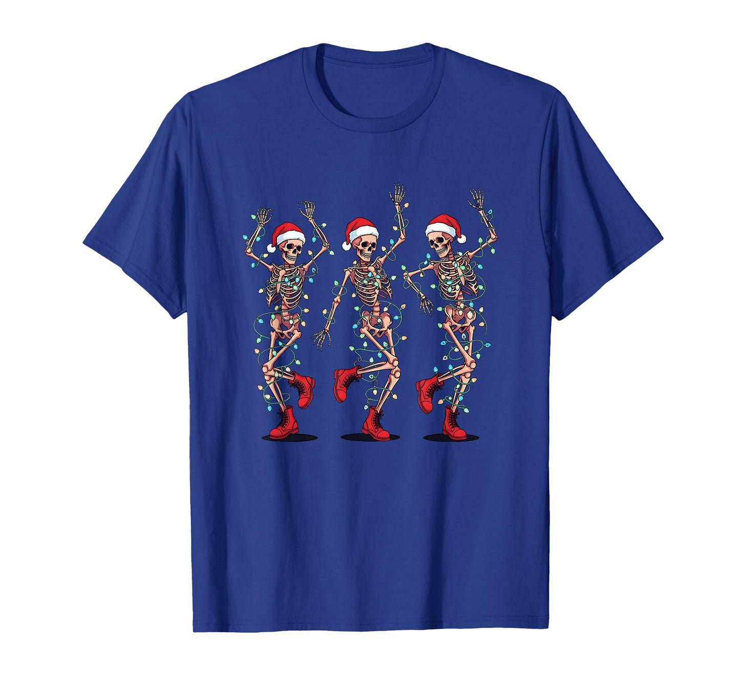 Dancing Skeletons Christmas Lights T-Shirt