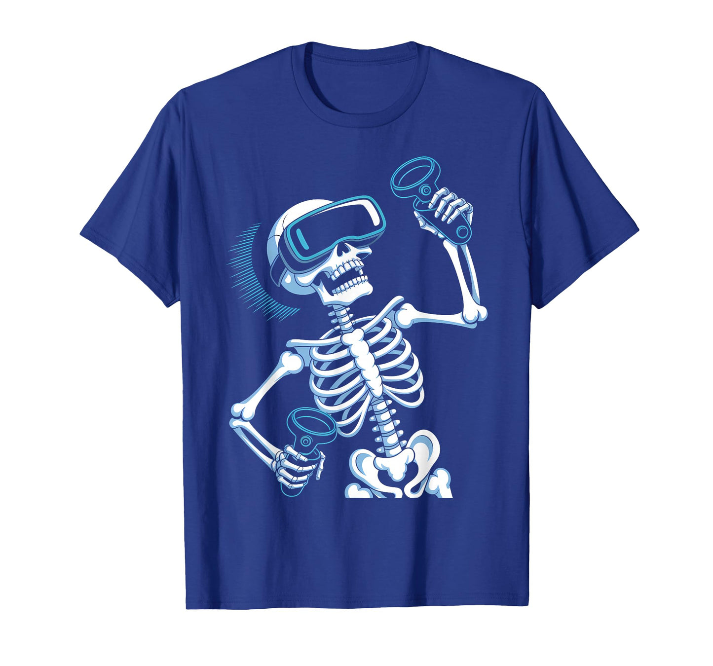 Halloween Skeleton VR Headset Costume T-Shirt