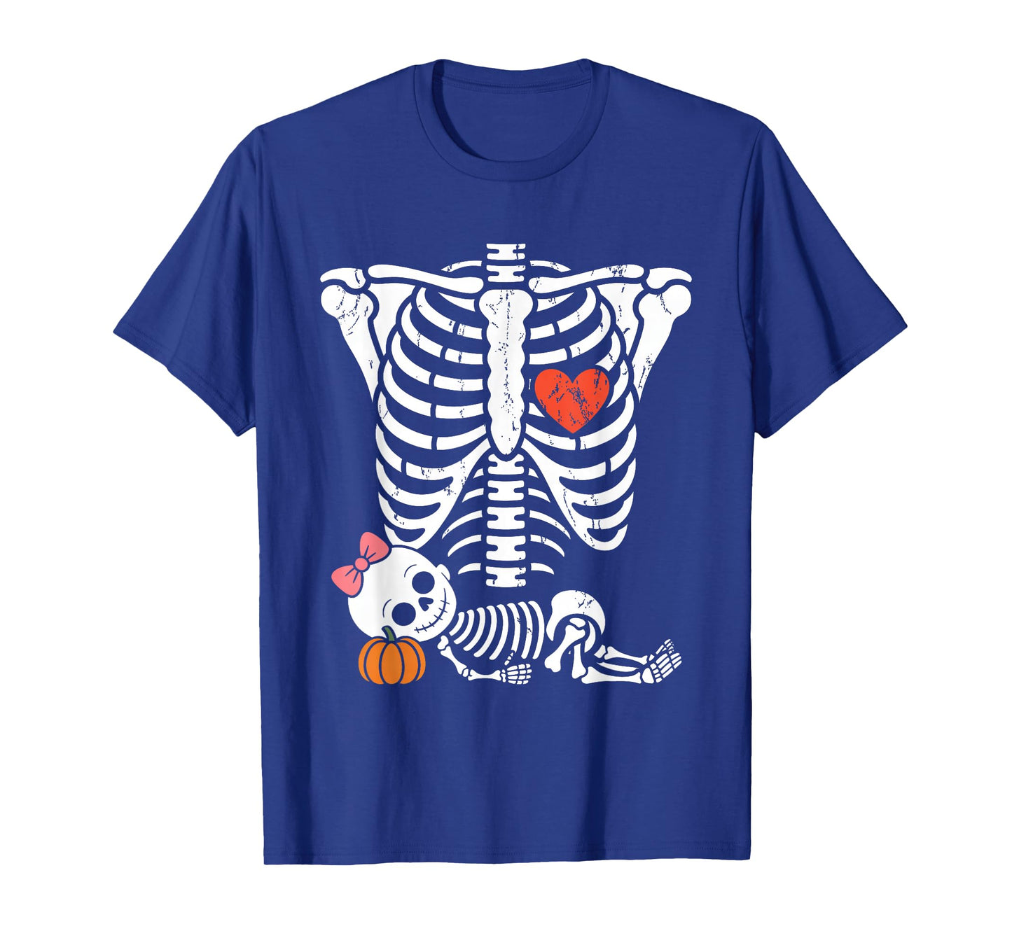 Baby Shower Skeleton Halloween Pregnancy Annoucement Girls T-Shirt