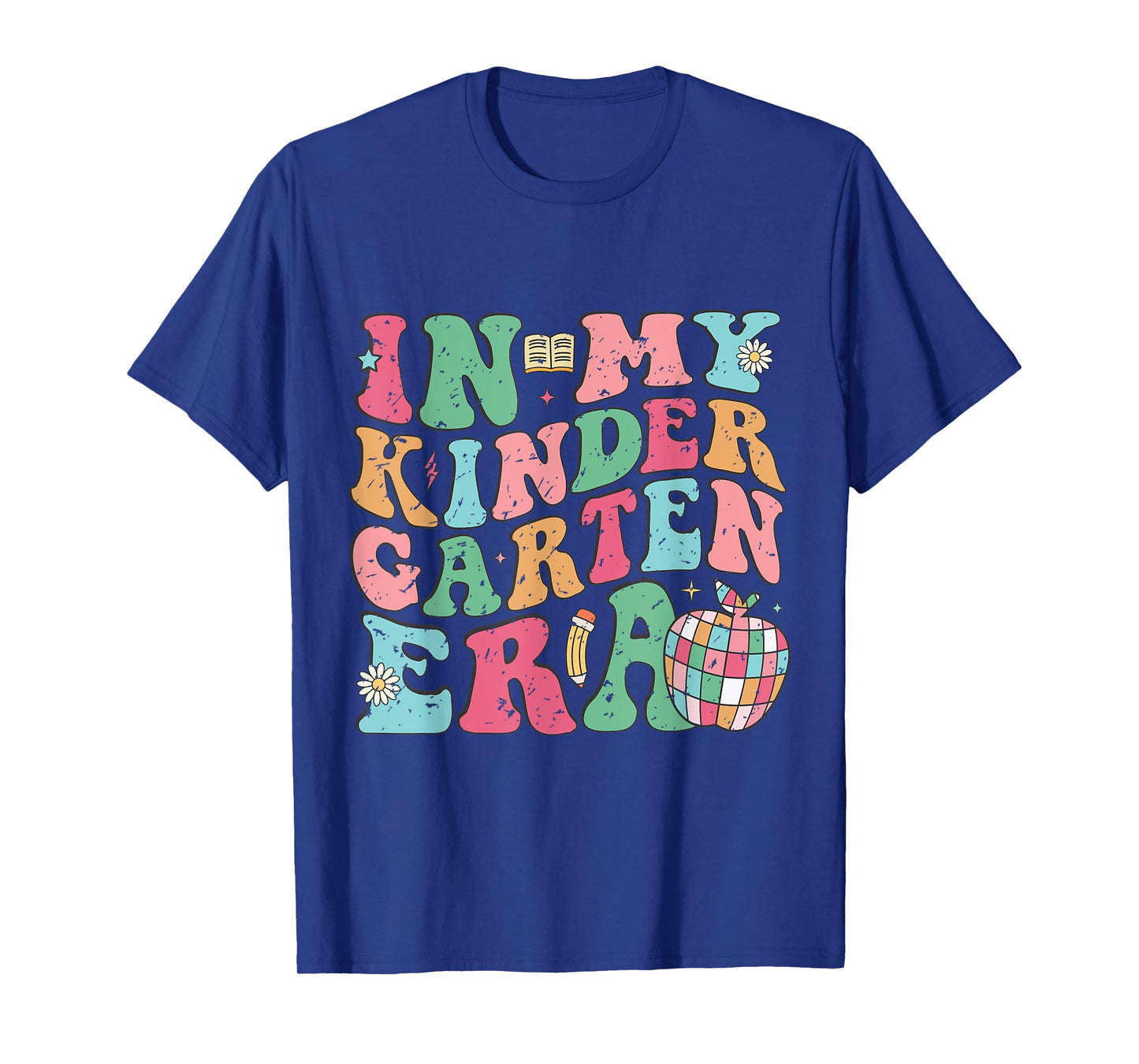 In My Kindergarten Era Groovy Kinder Back To School Teacher T-Shirt