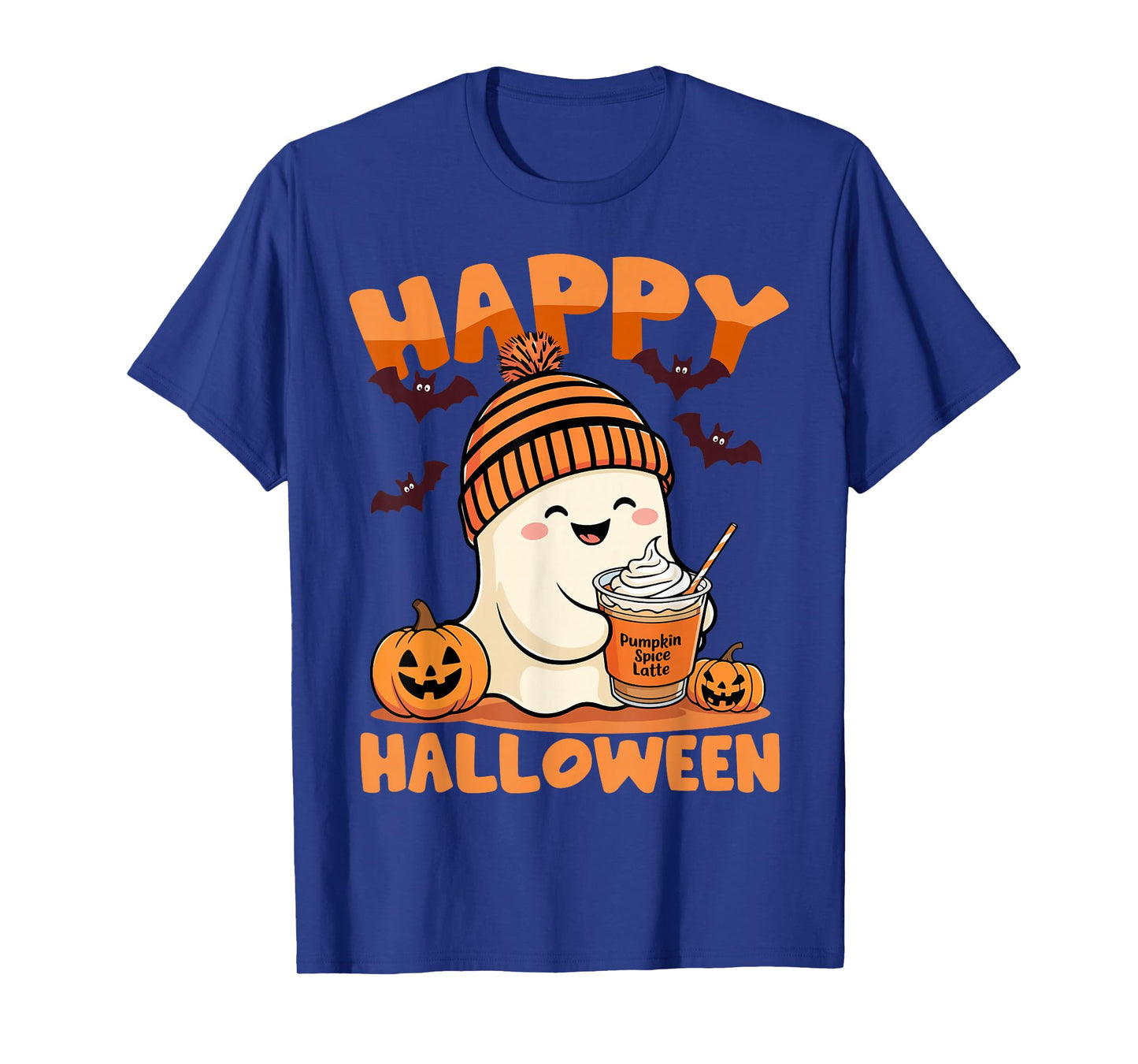 Funny Happy Halloween Boo Ghost Matching Family Couples 2025 T-Shirt