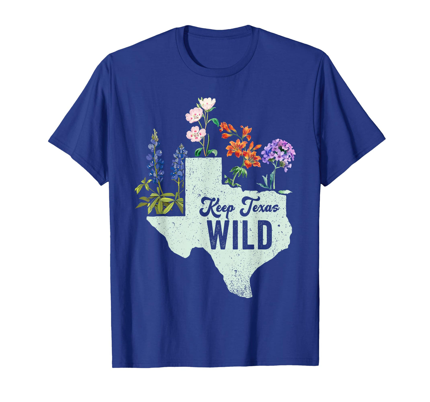 Wildflower Fields Wildflowers Bluebonnet Texas Spring T-Shirt