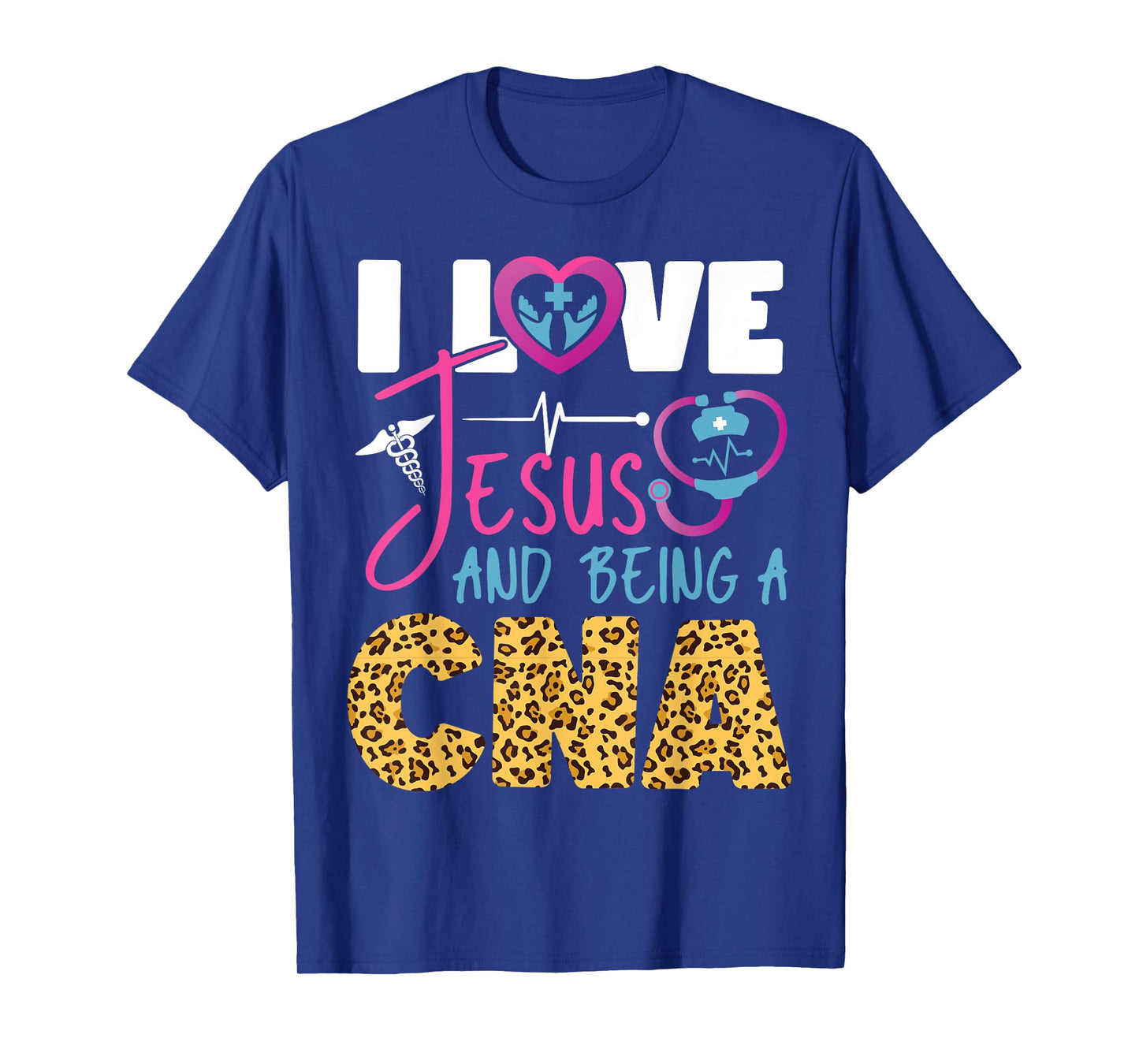 CNA Nurse Certified Nursing Assistant Jesus Faith Christian T-Shirt