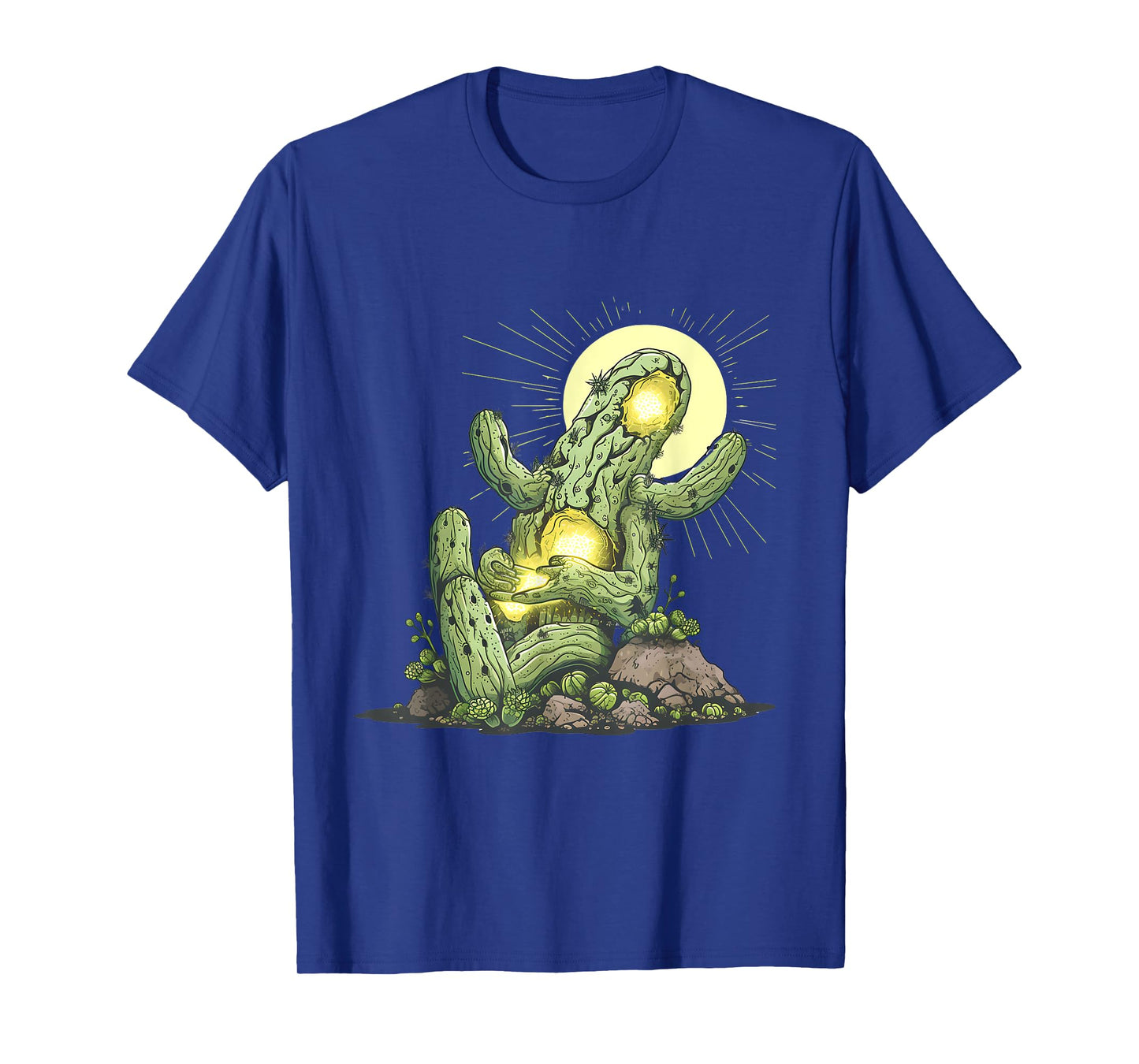 San Pedro & Peyote Visionary Artwork - Mystical Plant T-Shirt