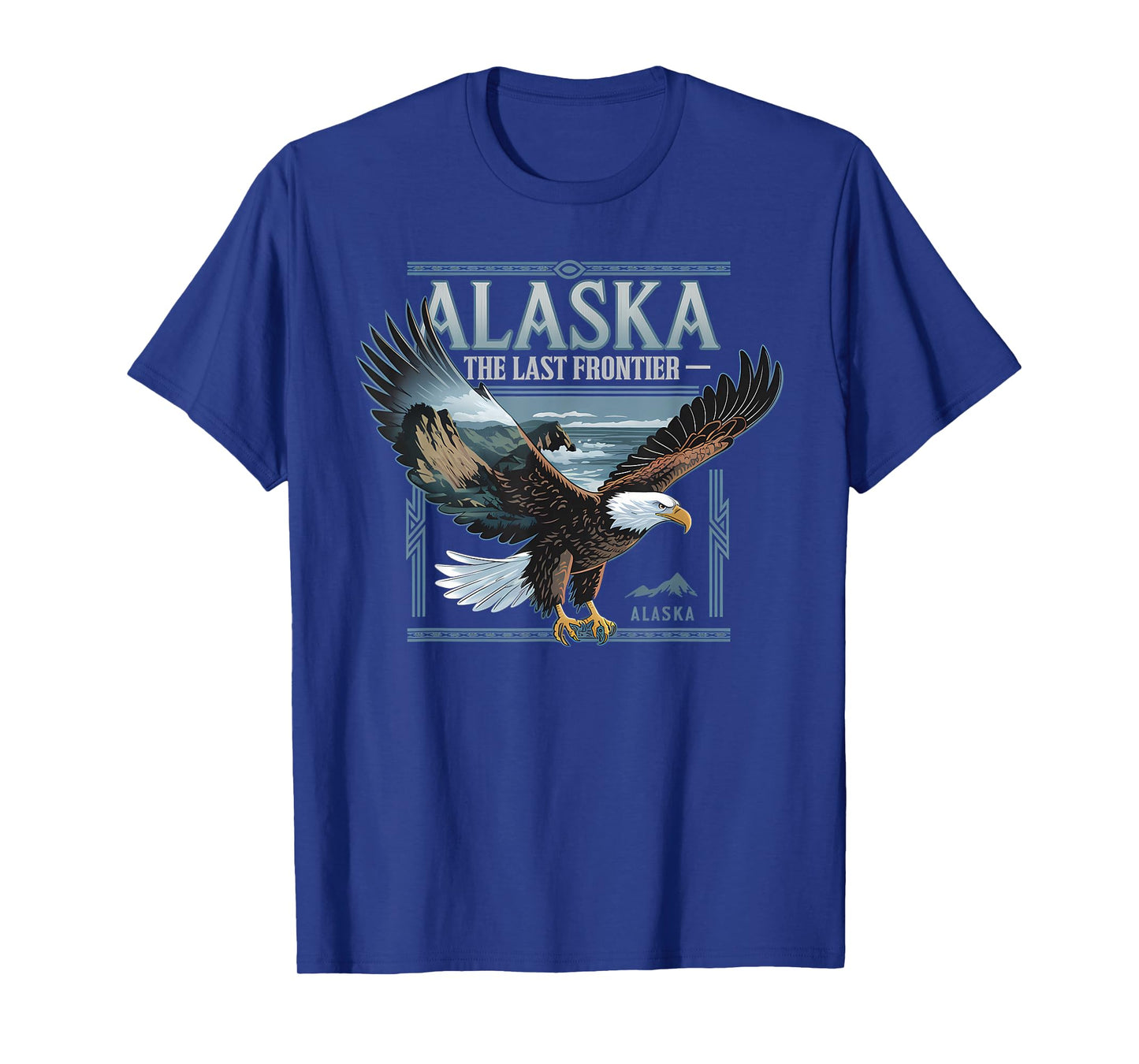 Alaska State Pride The Last Frontier Bald Eagle Alaskan Trip T-Shirt