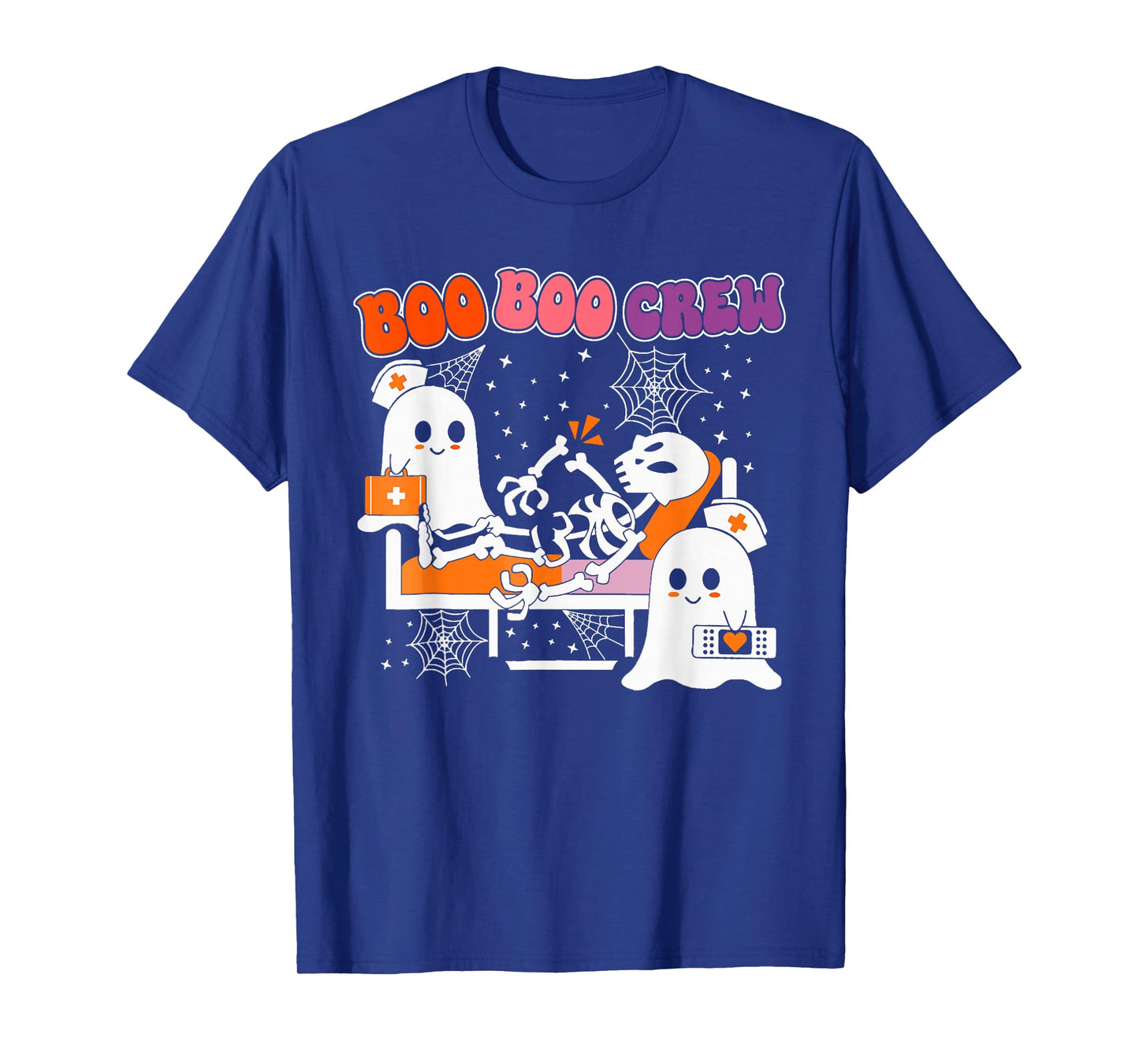 Boo Boo Crew Halloween Nurse Ghosts T-Shirt