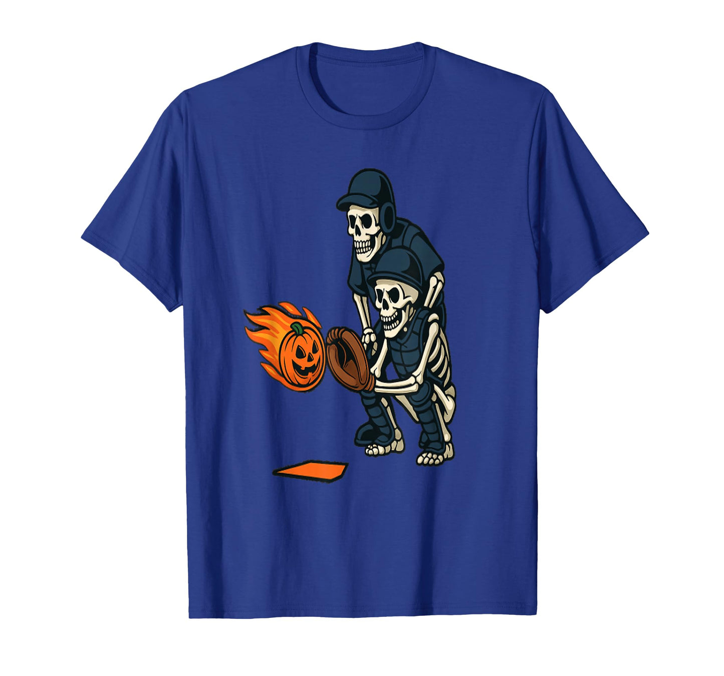 Skeleton Baseball Players Halloween Costume Idea. T-Shirt