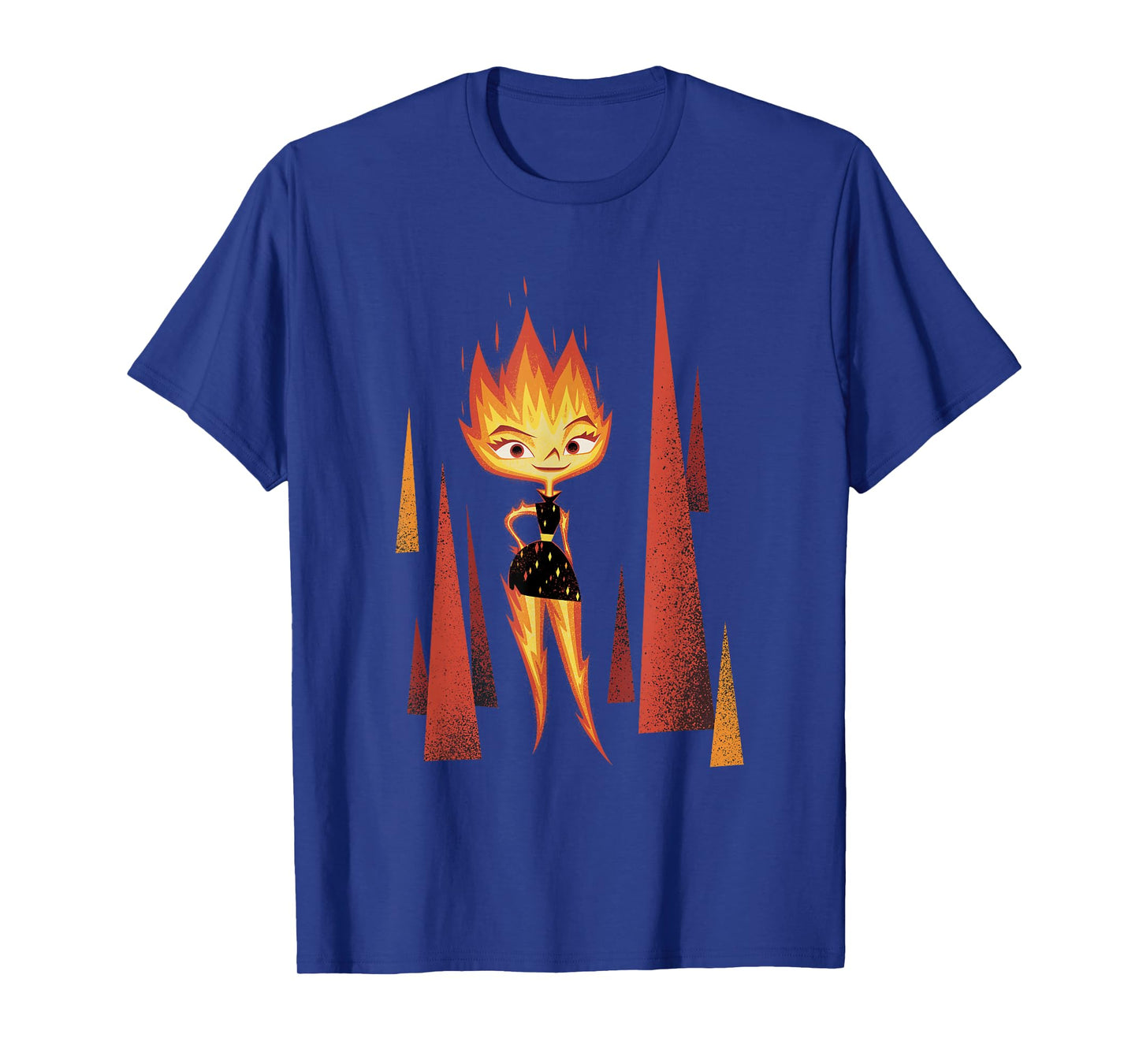 Disney Pixar Elemental Minimalistic Fire Ember Portrait T-Shirt