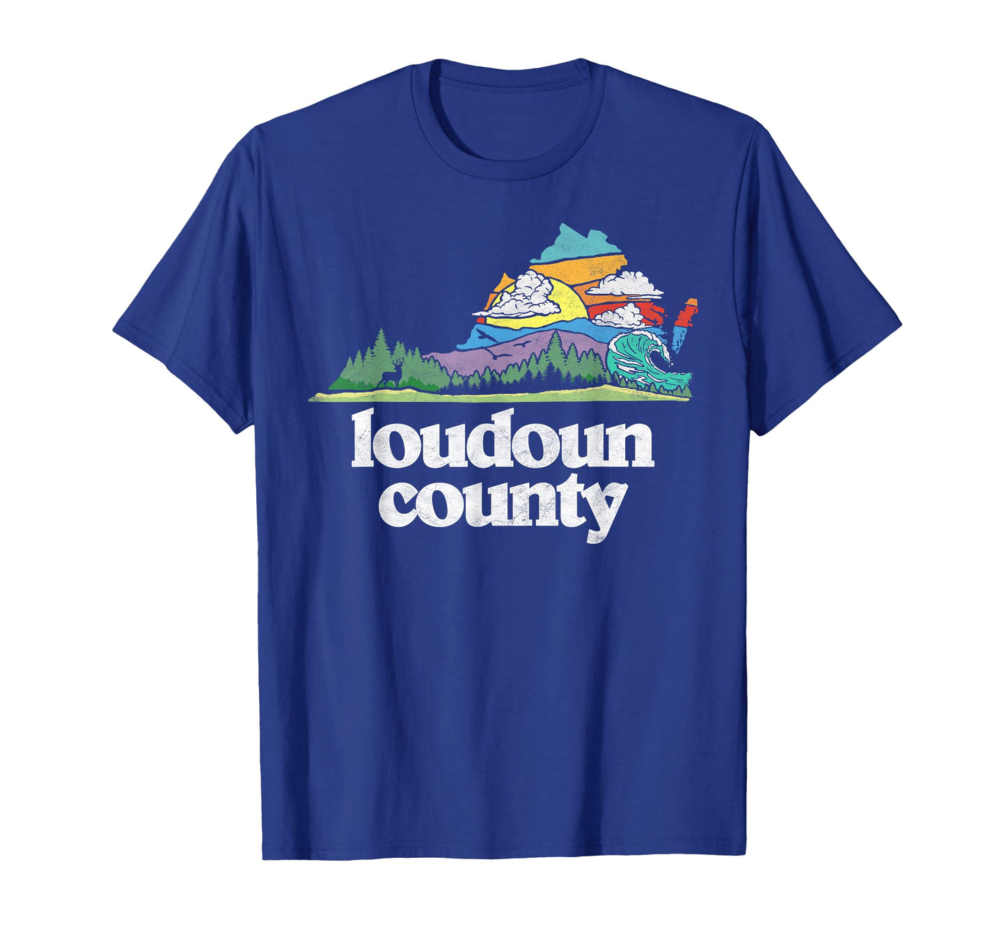 Loudoun County Virginia Outdoors & Nature Lover Retro T-Shirt