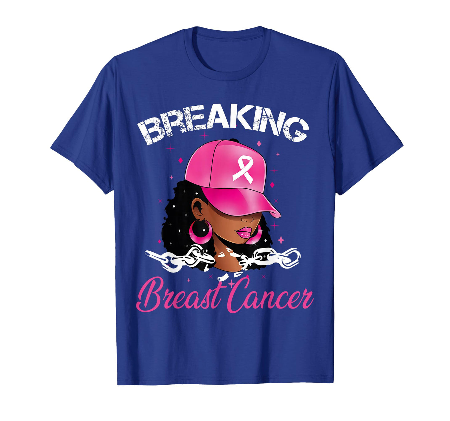 Black Women Breast Cancer Breaking Breast Cancer Awareness T-Shirt