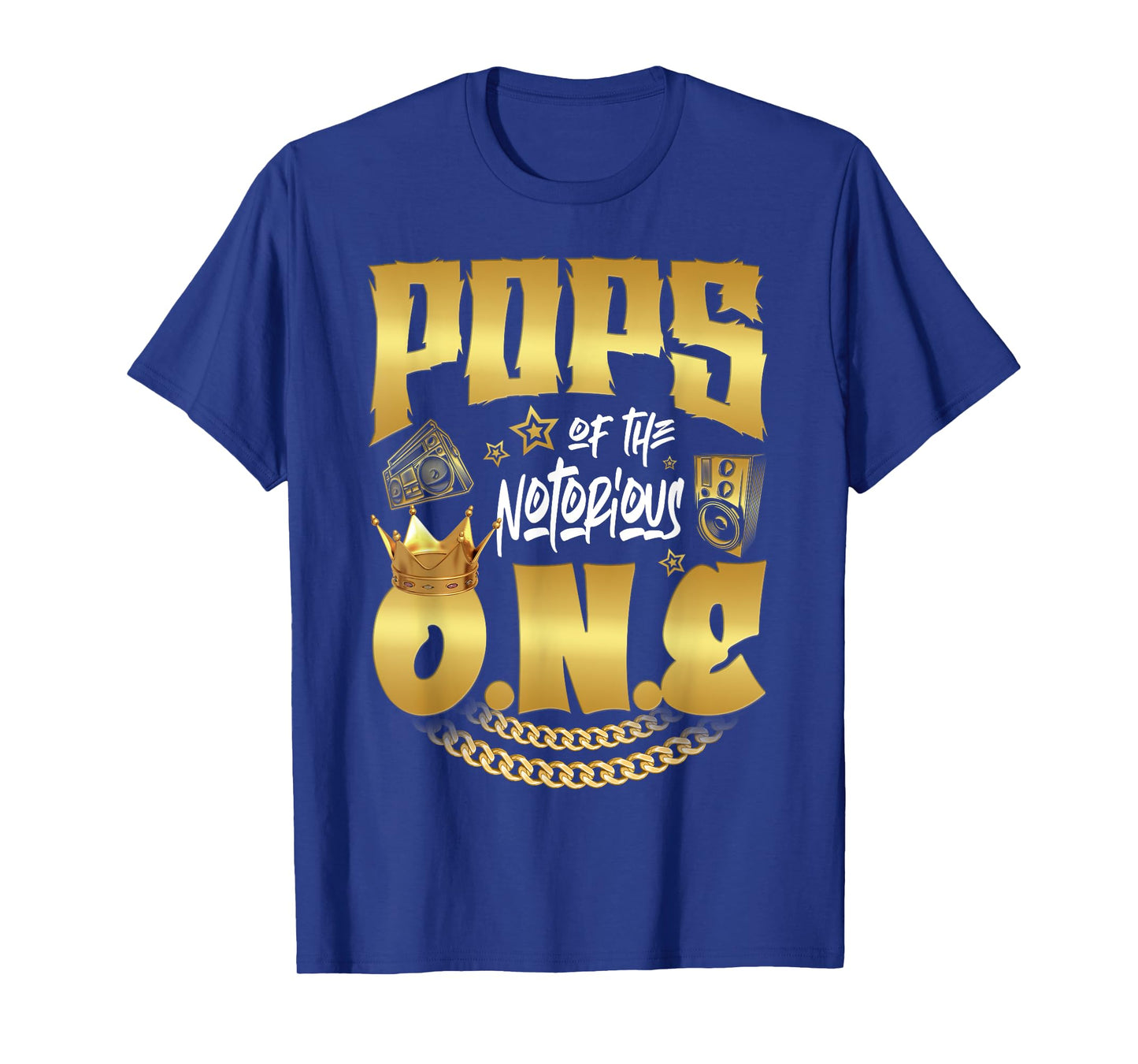 Pops Of The Notorious One Old School Hip Hop 1st Birthday T-Shirt