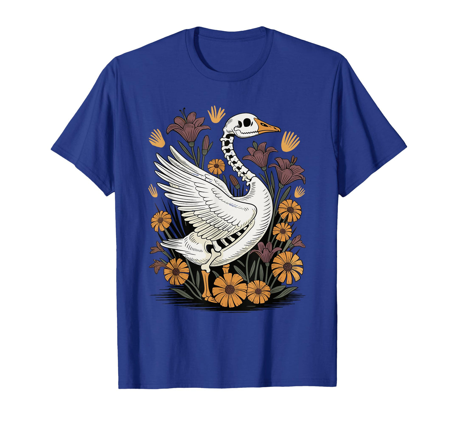 Spooky Goose Skeleton Halloween Fall Spooky Goose T-Shirt