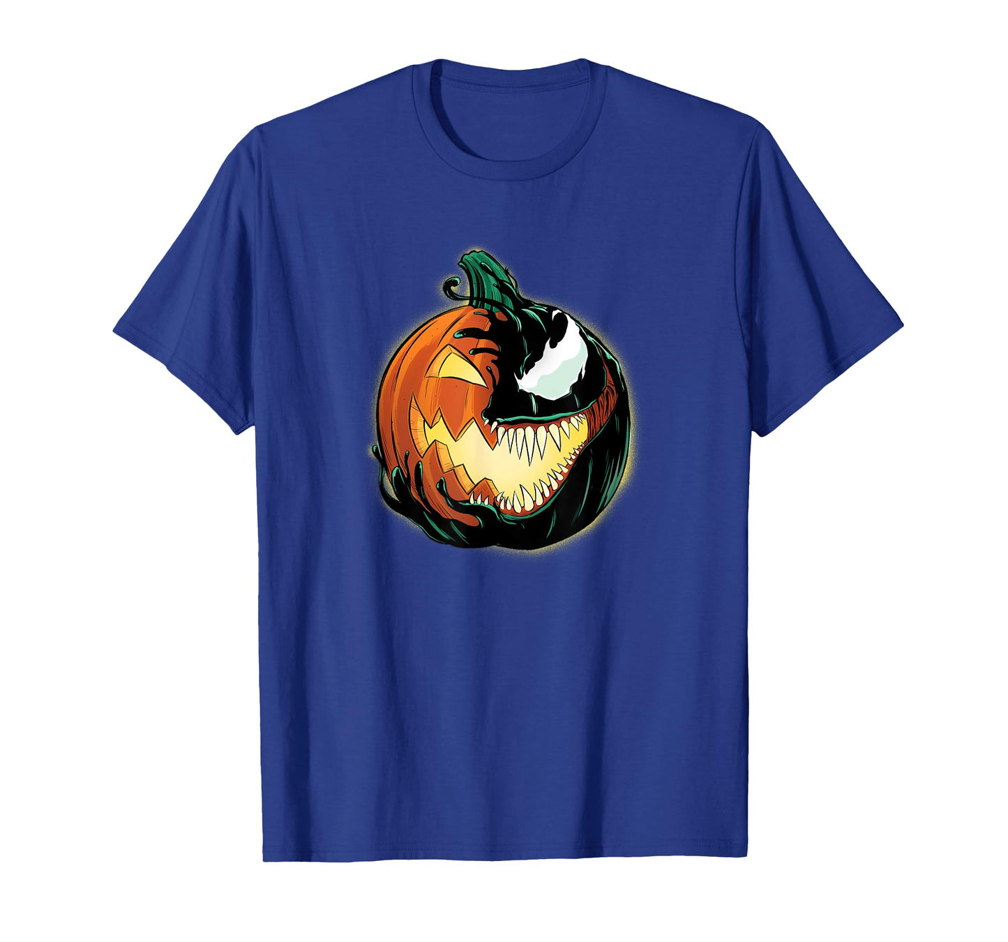 Marvel Venom Halloween Symbiote Pumpkin Jack-Oโ-Lantern T-Shirt