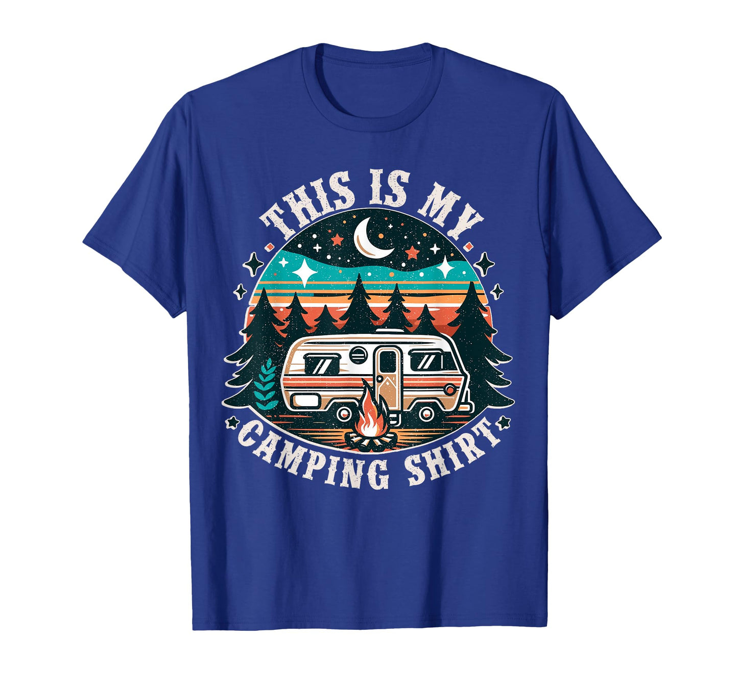 Funny Camper Hiking Nature Shirt This Is My Camping Shirt T-Shirt