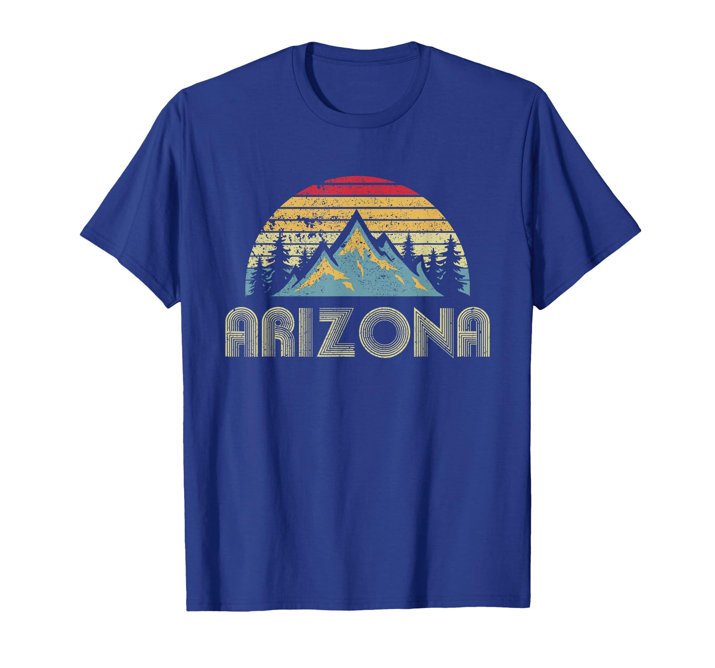 Arizona - Retro Vintage Mountains Nature Hiking T-Shirt