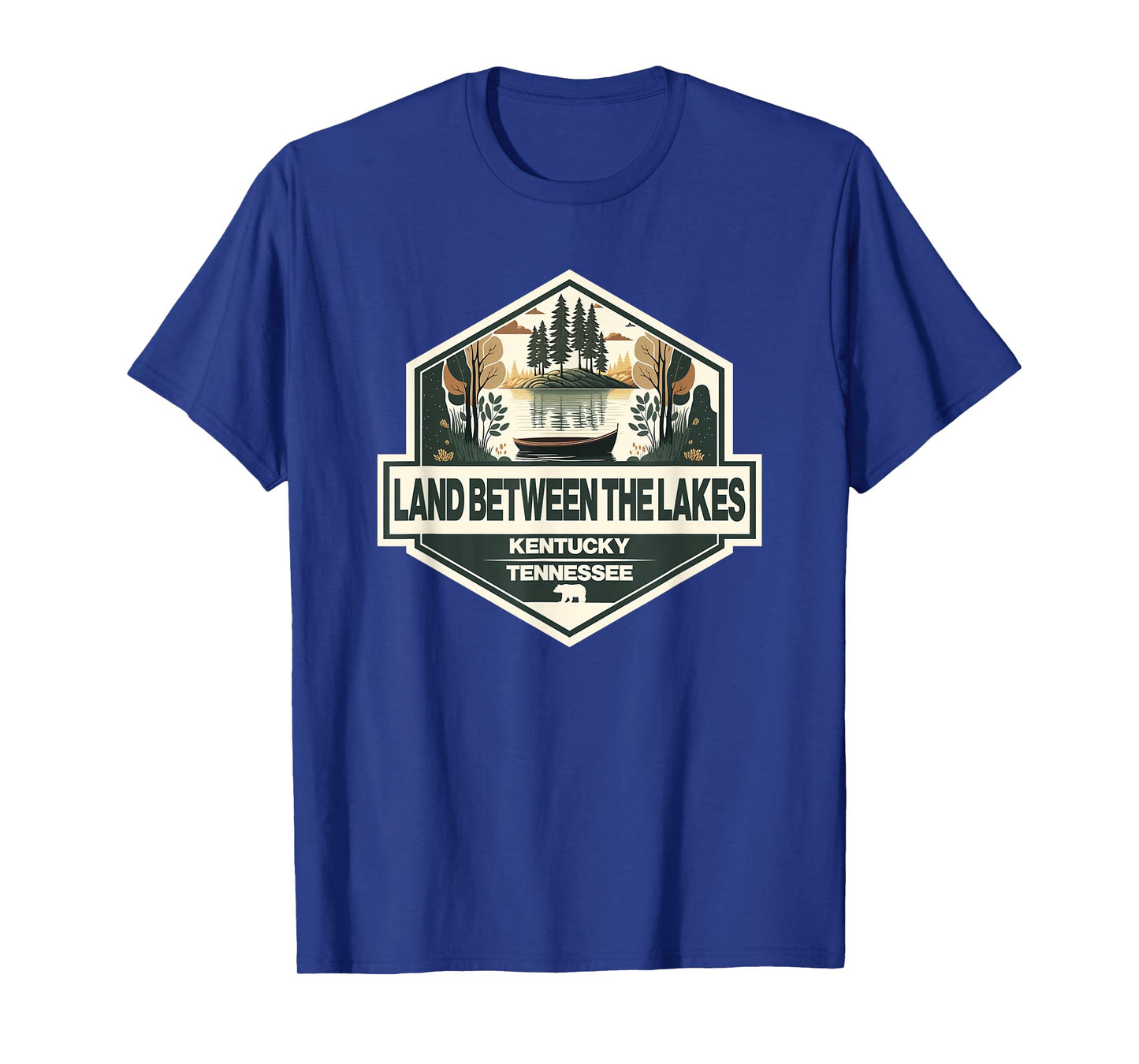Land Between the Lakes Travel Art Badge Vintage T-Shirt