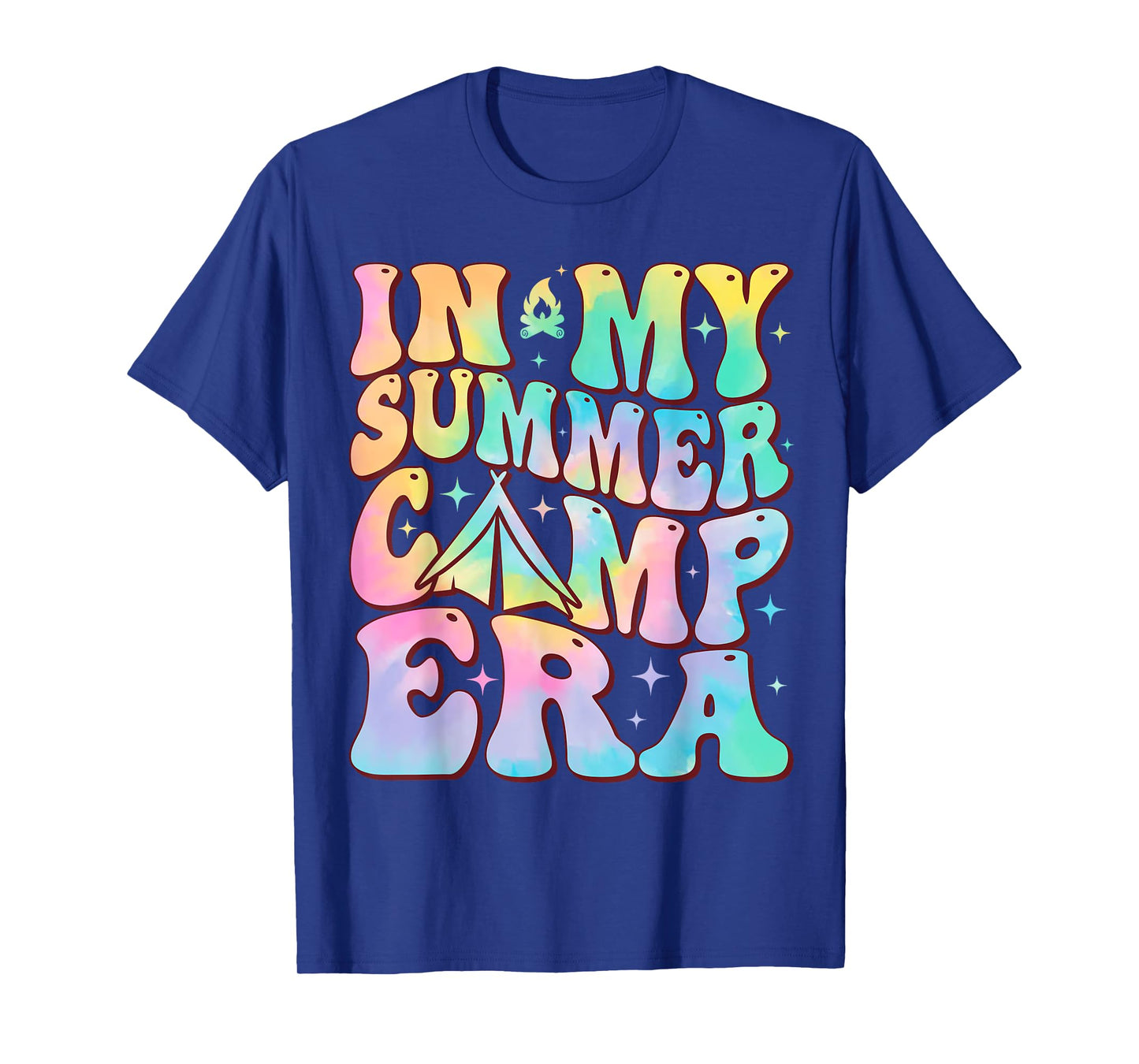 In My Summer Camp Era Groovy Tie Dye For Summer Camper T-Shirt