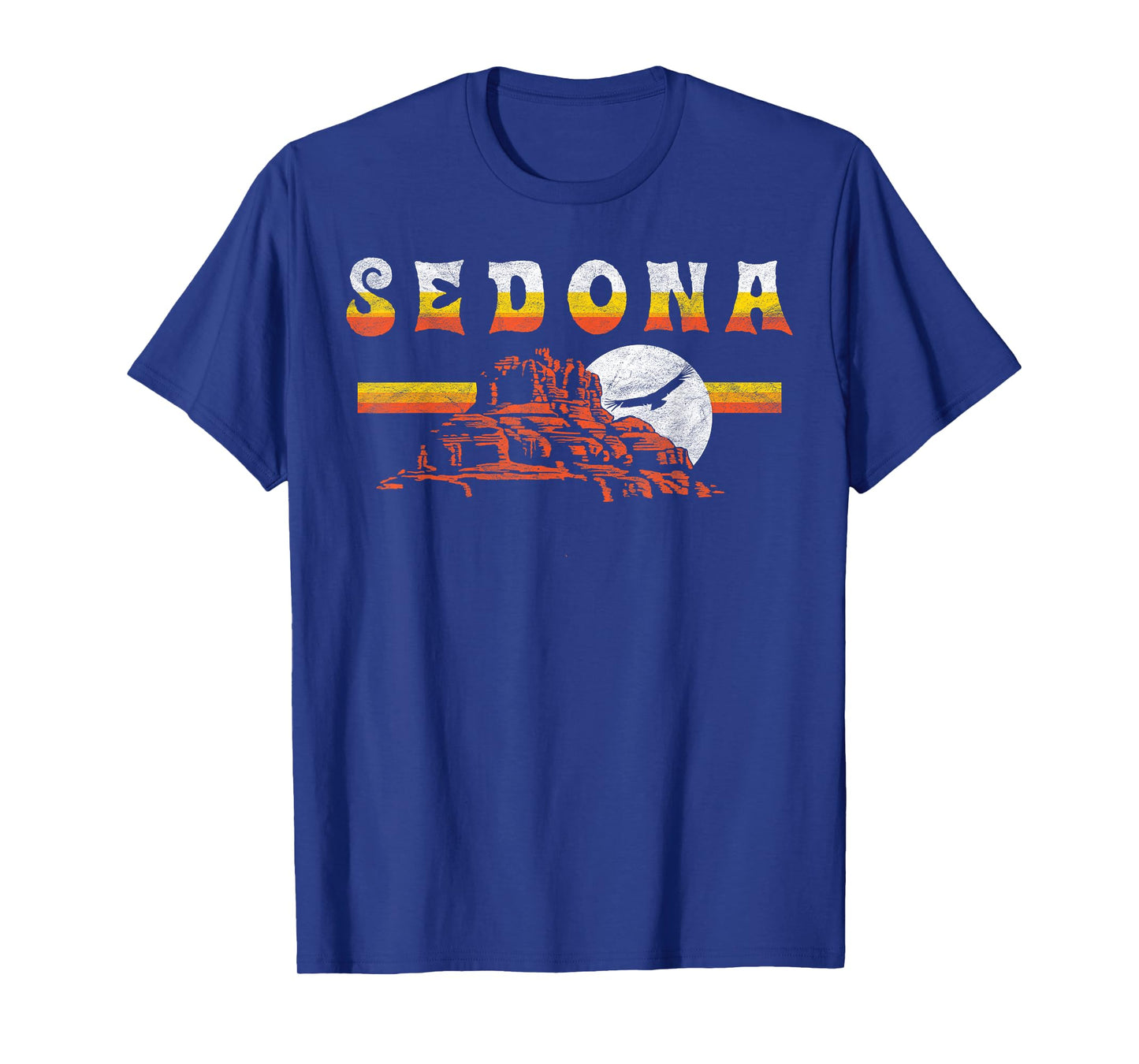 Sedona Arizona Vintage Distressed Bell Skirt Hiking Retro T-Shirt