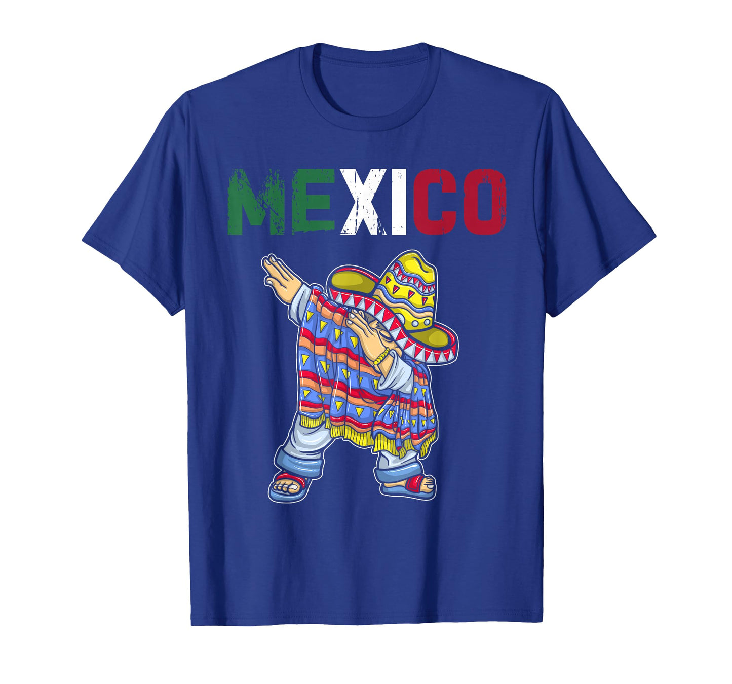 Mexico Tshirt Dab Dabbing Mexican Flag Pride Jersey T-Shirt