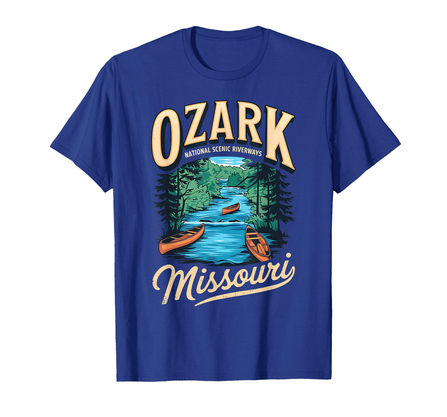 Ozark National Scenic Riverways Canoe Adventure T-Shirt