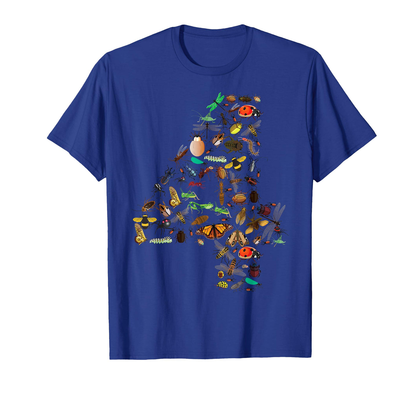 Funny Bugs 4th Birthday Gift | Cute 4 Years Old Boy Girl Kid T-Shirt