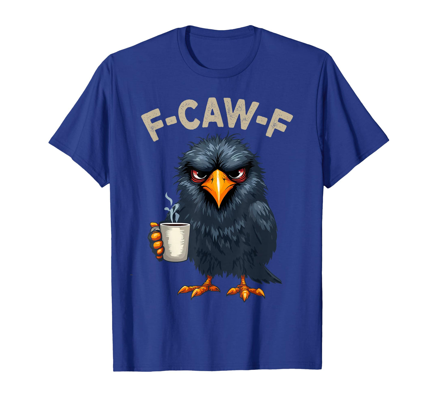 Black Crow, F-Caw-F Funny Black Bird T-Shirt