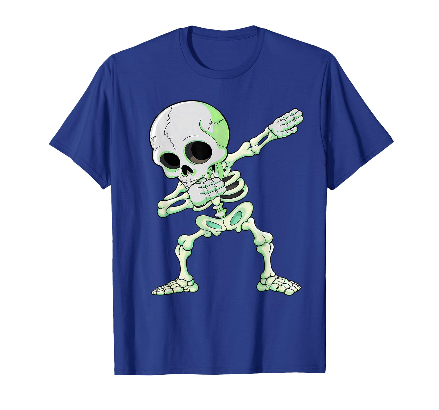 Halloween Men Boys Dabbing Skeleton Skull Funny Dab Dance T-Shirt
