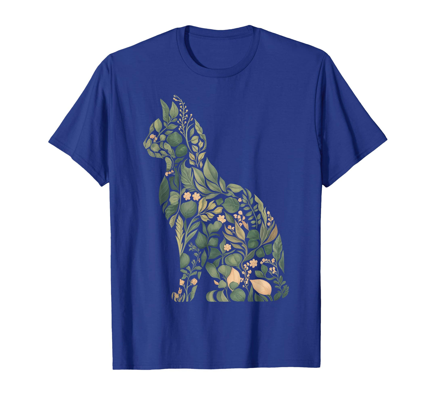 Cat Flowers Cat Floral T-Shirt