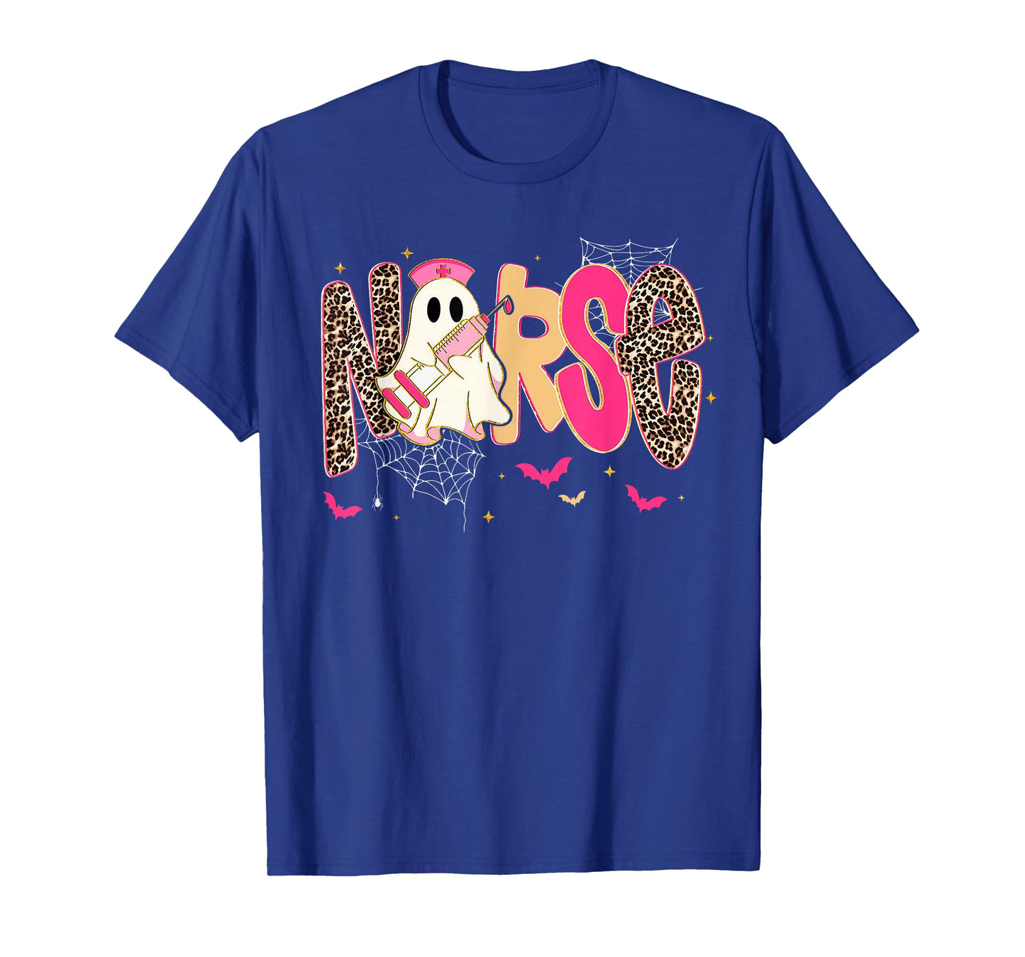 Halloween Nurse Funny Letter Nursing School Life Fall T-Shirt
