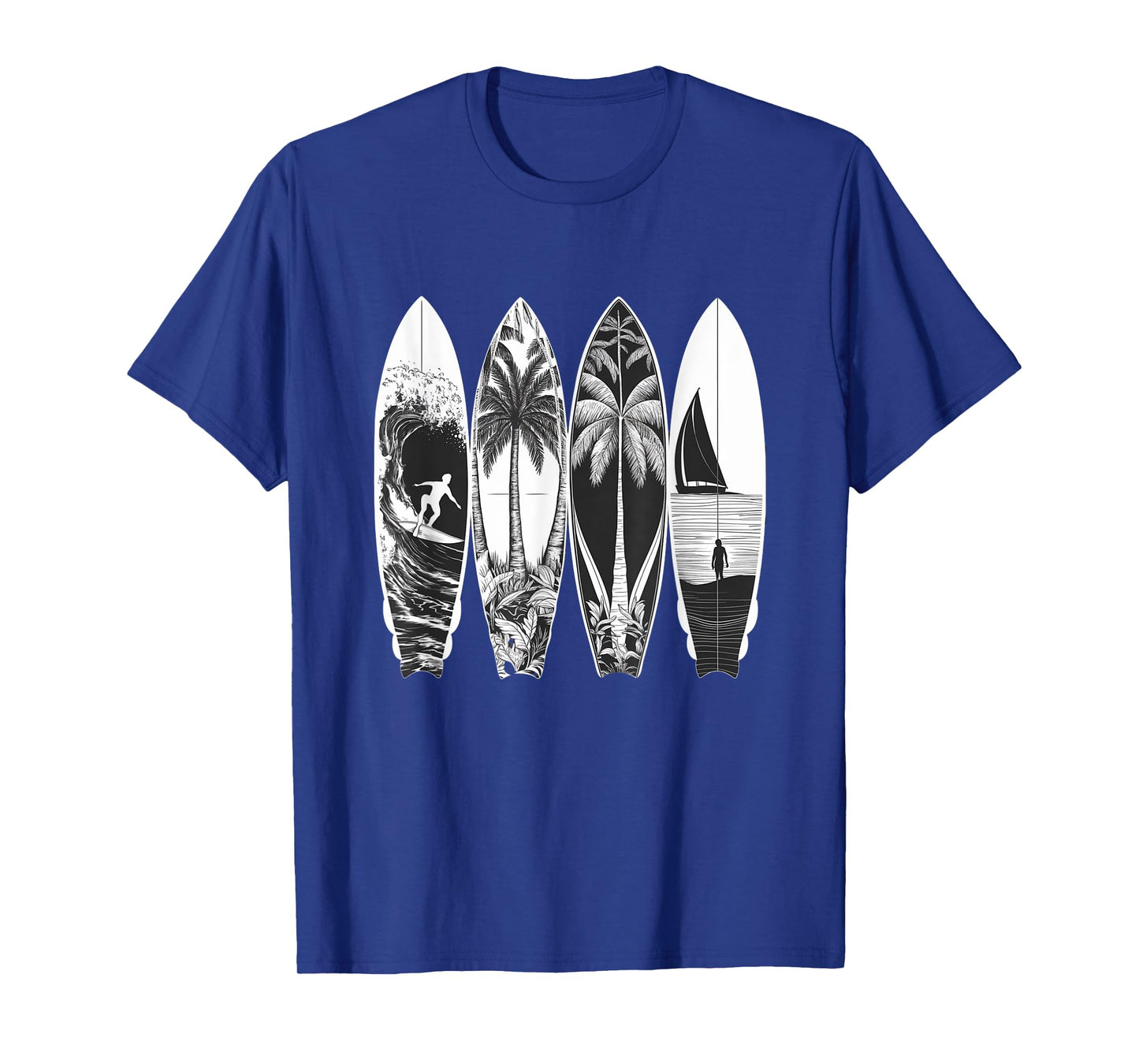 Vintage Surfer Classic Surfing Retro Surfboard Surfboarder T-Shirt