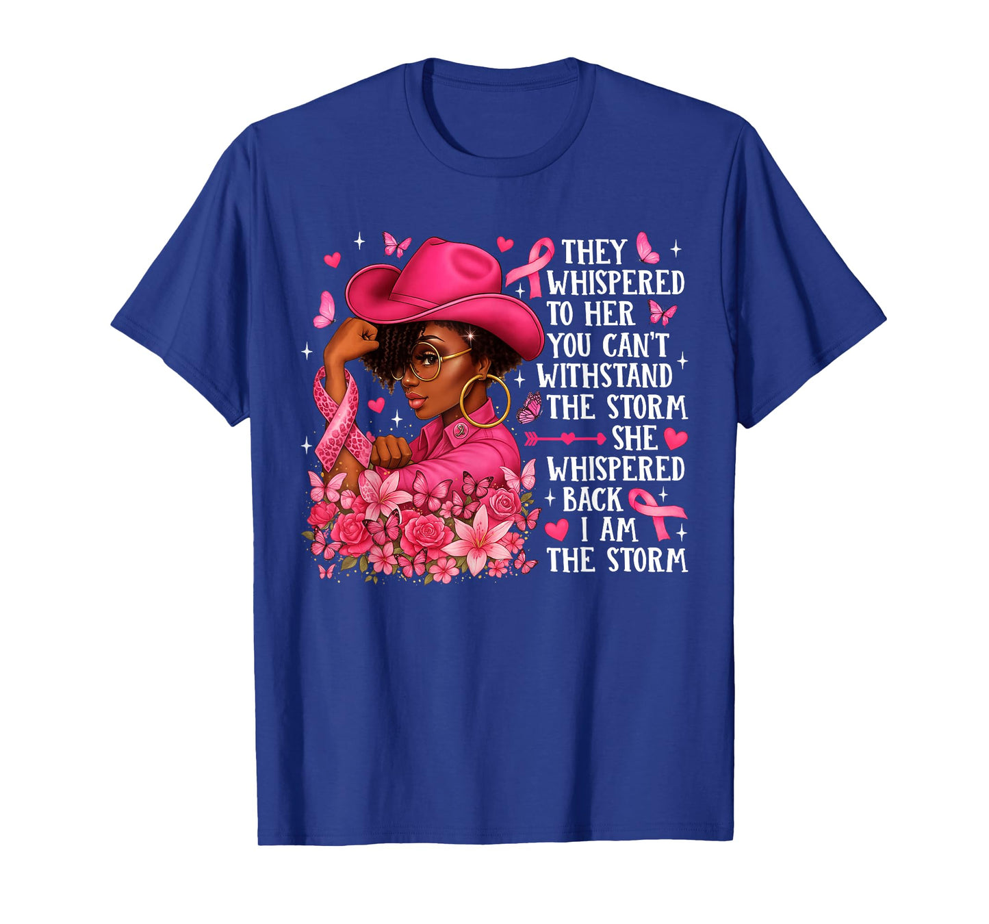 I'm The Storm Strong Women Breast Cancer Warrior Pink Ribbon T-Shirt