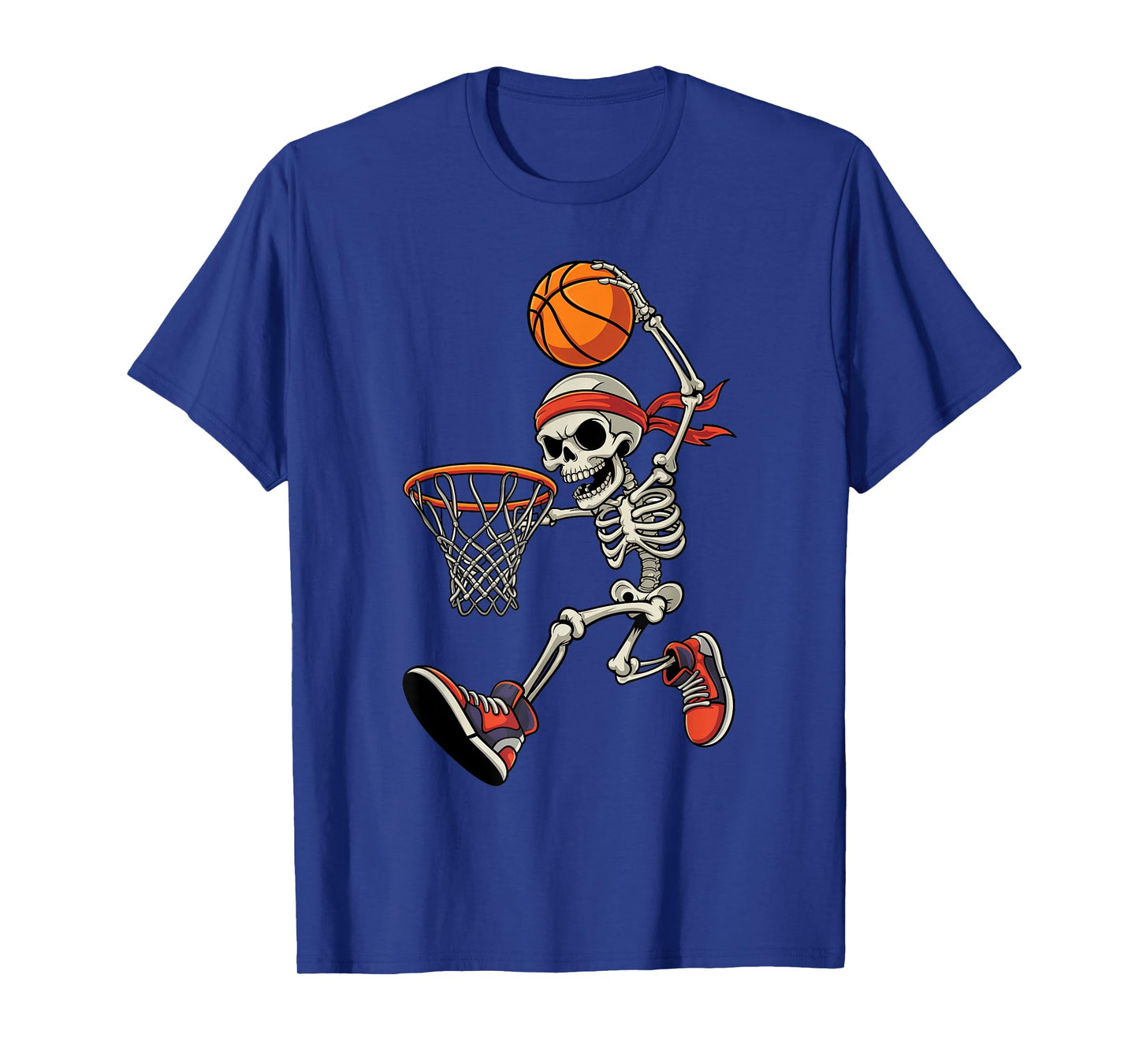 Skeleton Basketball Halloween Costume Funny Toddler Kids T-Shirt