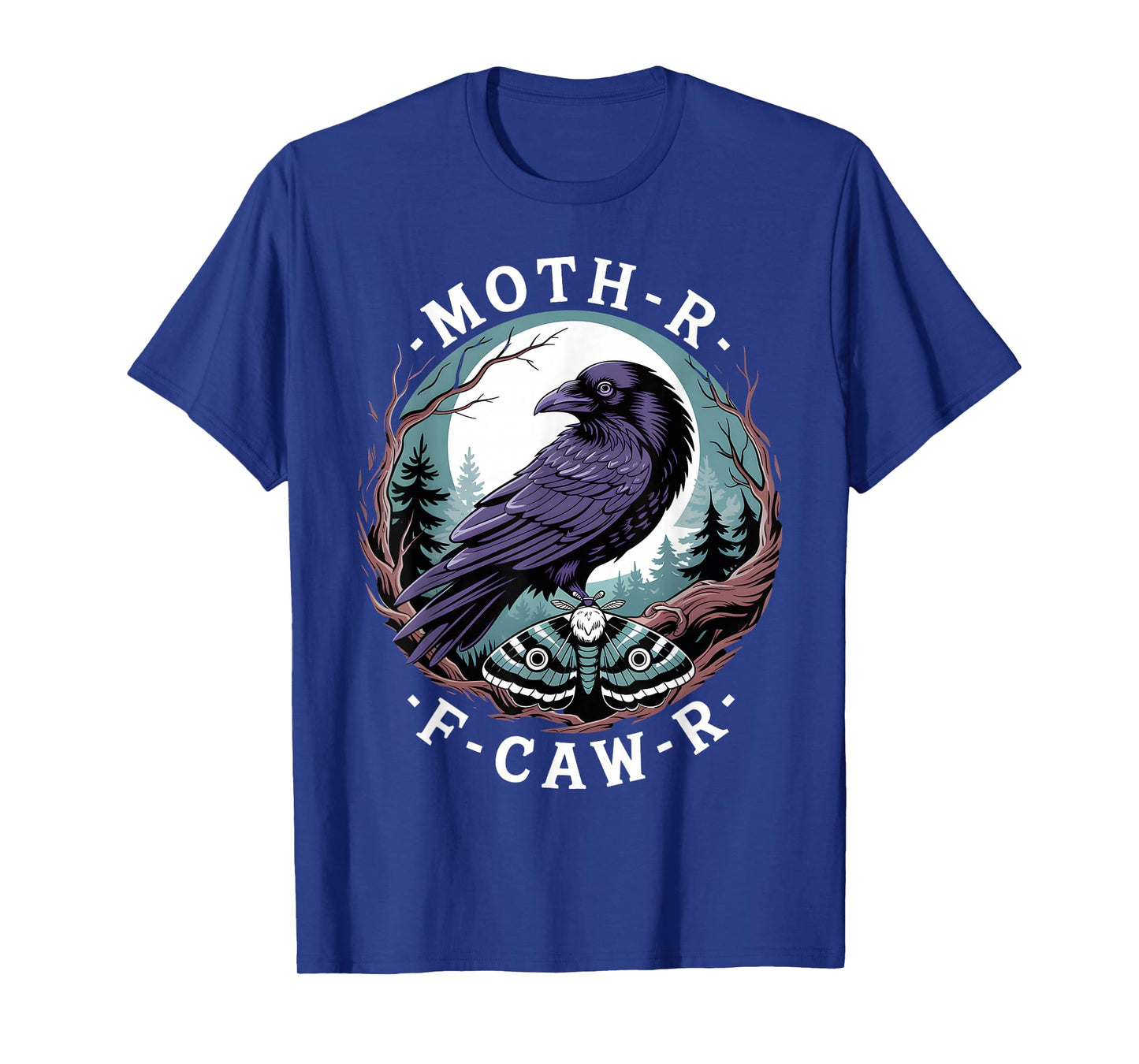 Funny Crow F-Caw-F Raven Bird Gothic Halloween Party Joke T-Shirt