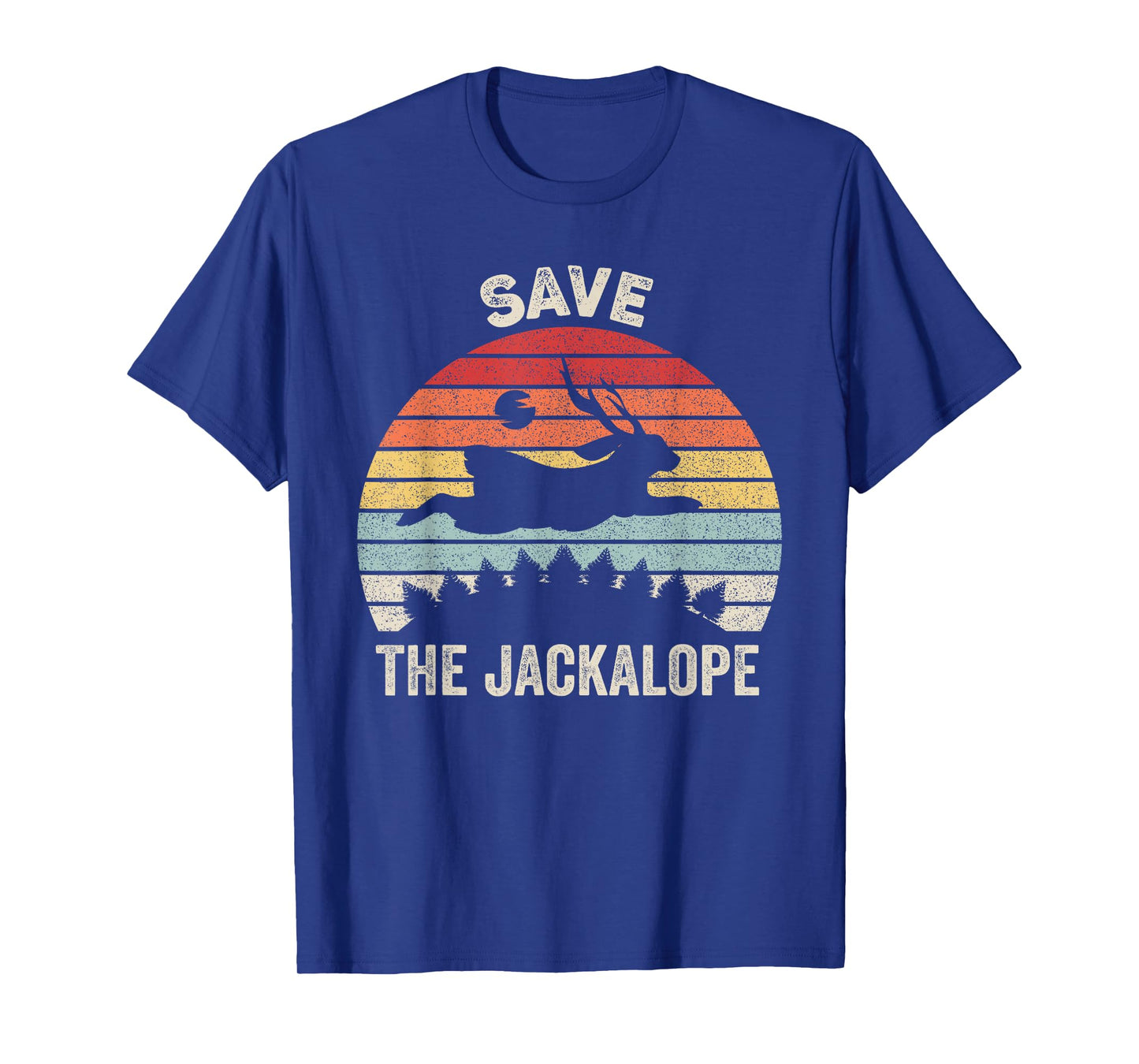 Retro Save The Jackalope Shirt Animal Lover Gift Vintage T-Shirt