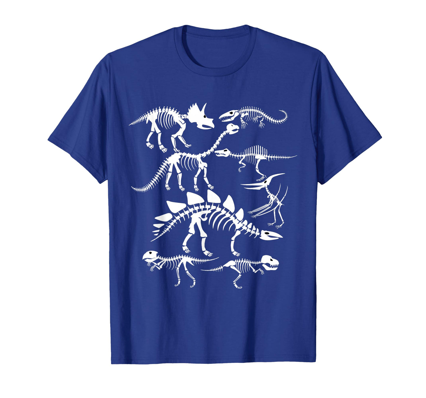 Dinosaurs Paleontology Types of Dinosaurs Skeleton Bones T-Shirt