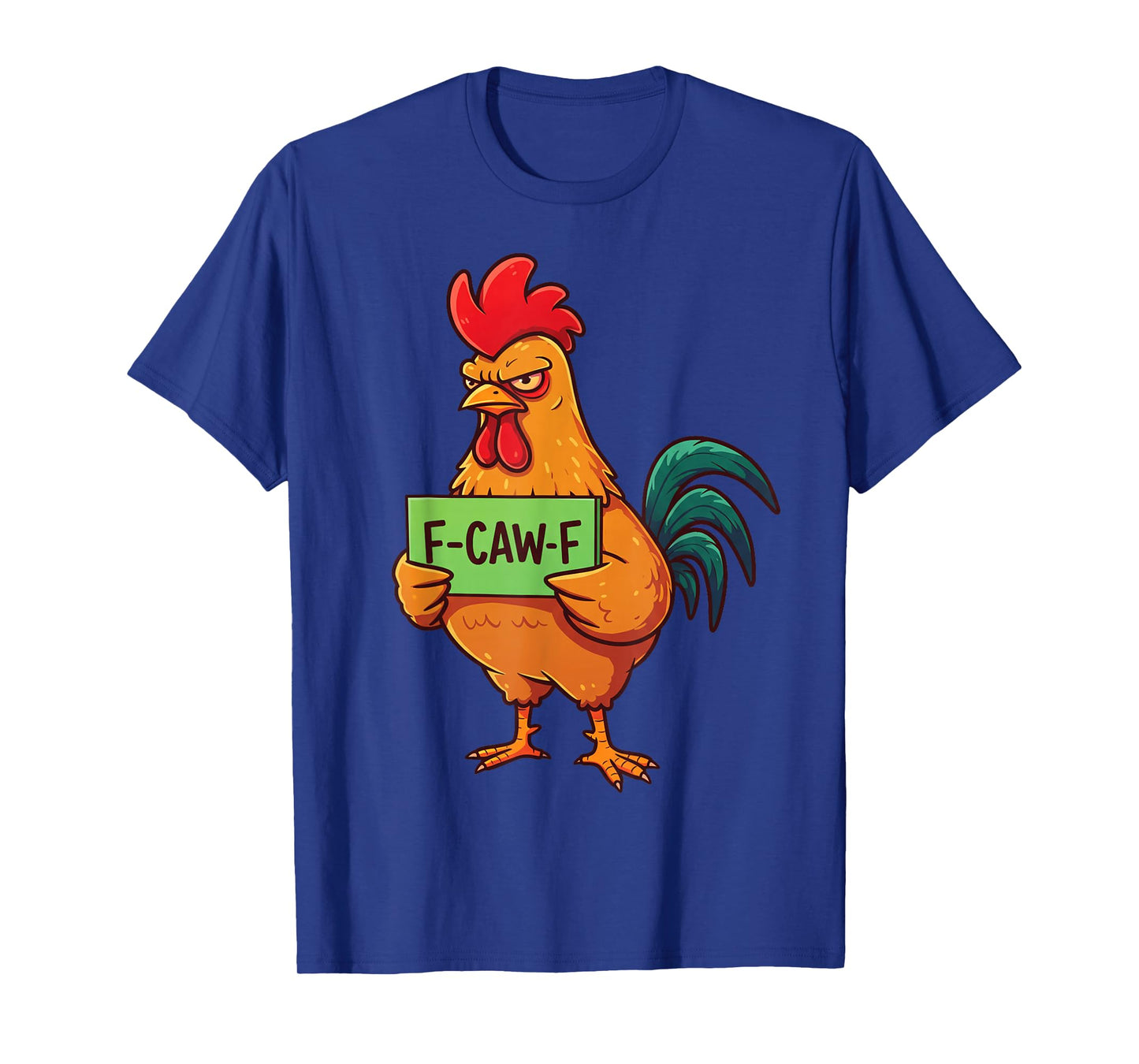 F-Caw-F Black Crow Funny Black Bird Moon Gothic Adult Humor T-Shirt