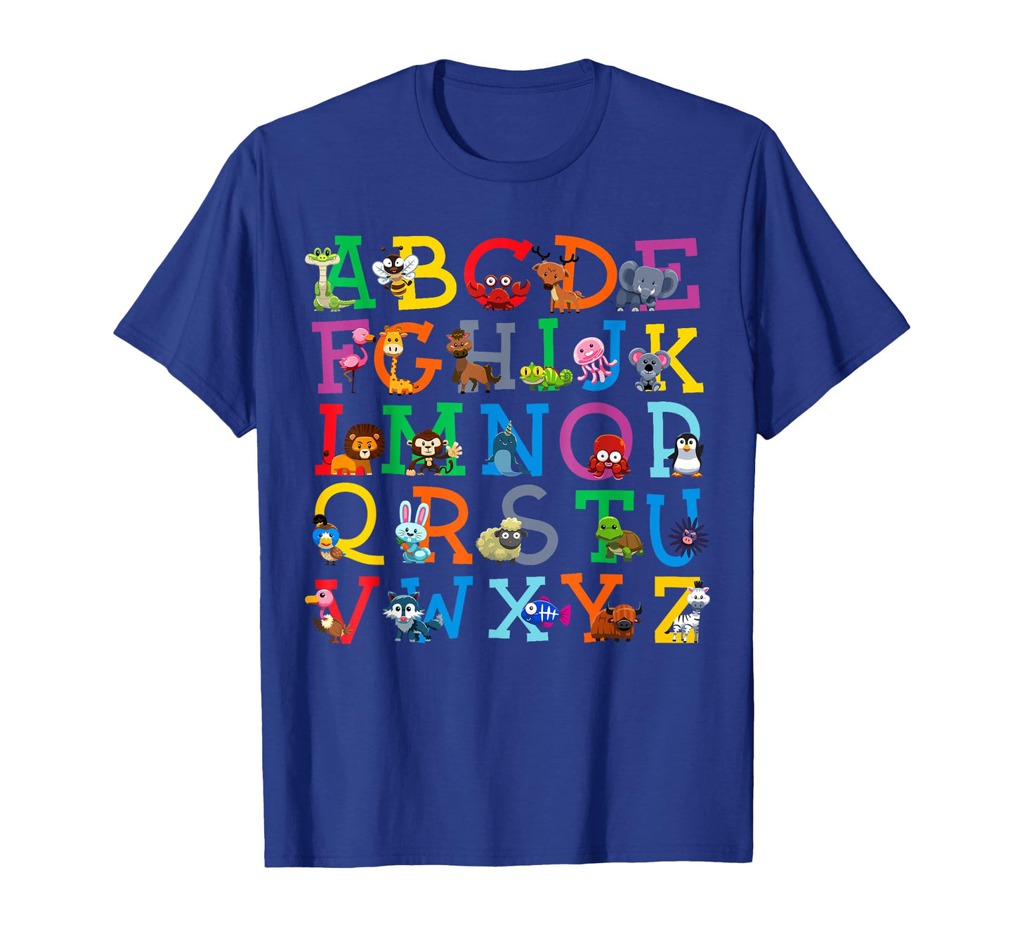 Zoo Animal Alphabet ABCs Animals Learning A-Z ABC Letters T-Shirt