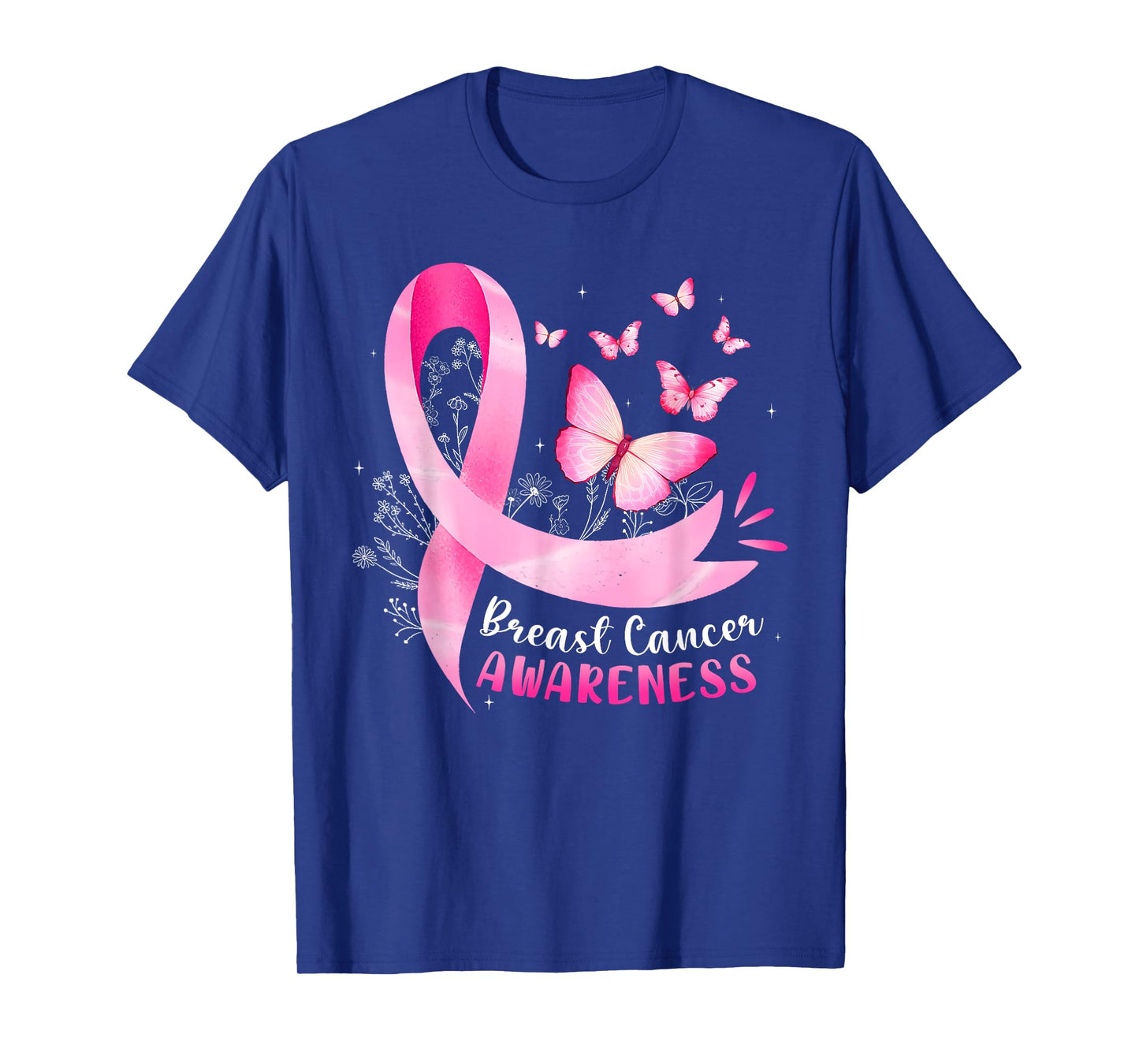 Pink Ribbon In October We Wear Pink Breast Cancer Awareness T-Shirt