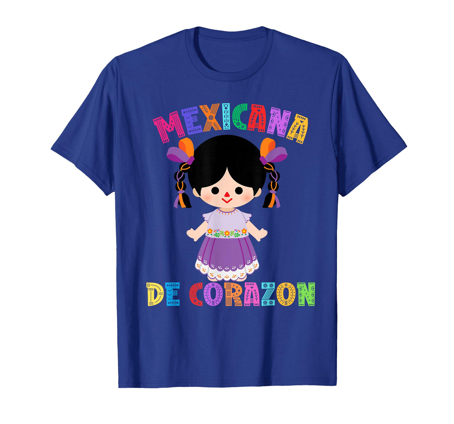 Mexican Doll, Maria. Mexican Mazahua Arte Huichol, Lele T-Shirt