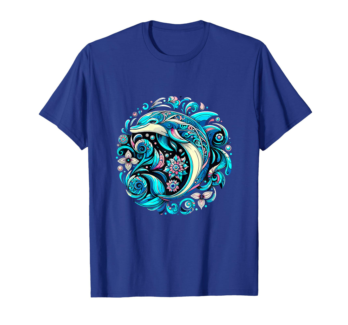 Dolphin Floral T-Shirt