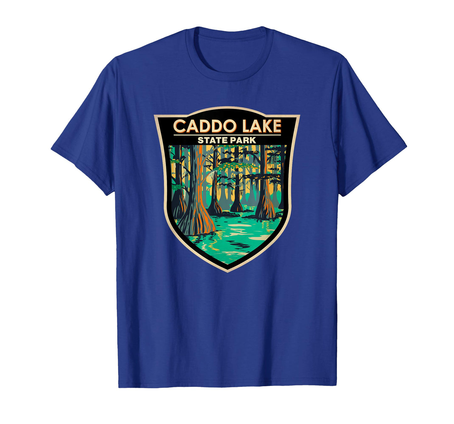 Caddo Lake State Park Texas Badge Vintage T-Shirt