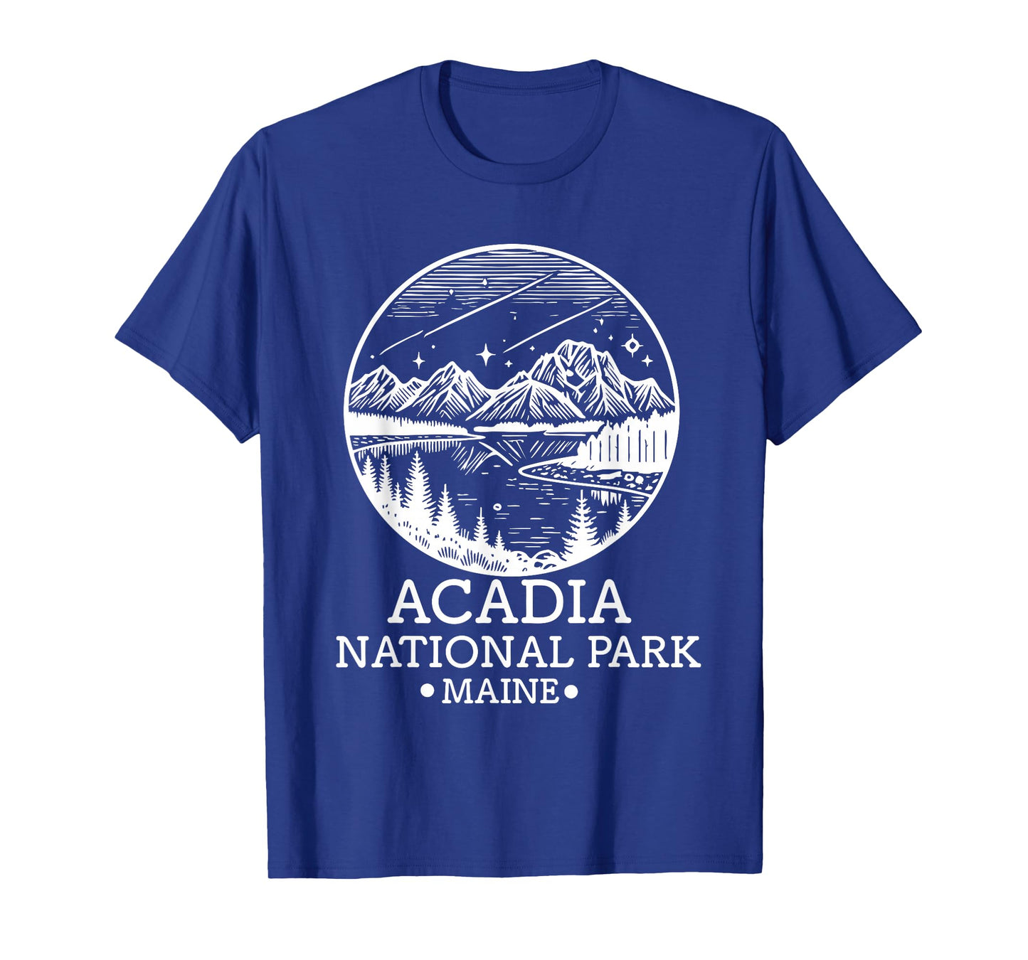 Acadia National Park Souvenir Maine Retro for Men Women Kid T-Shirt