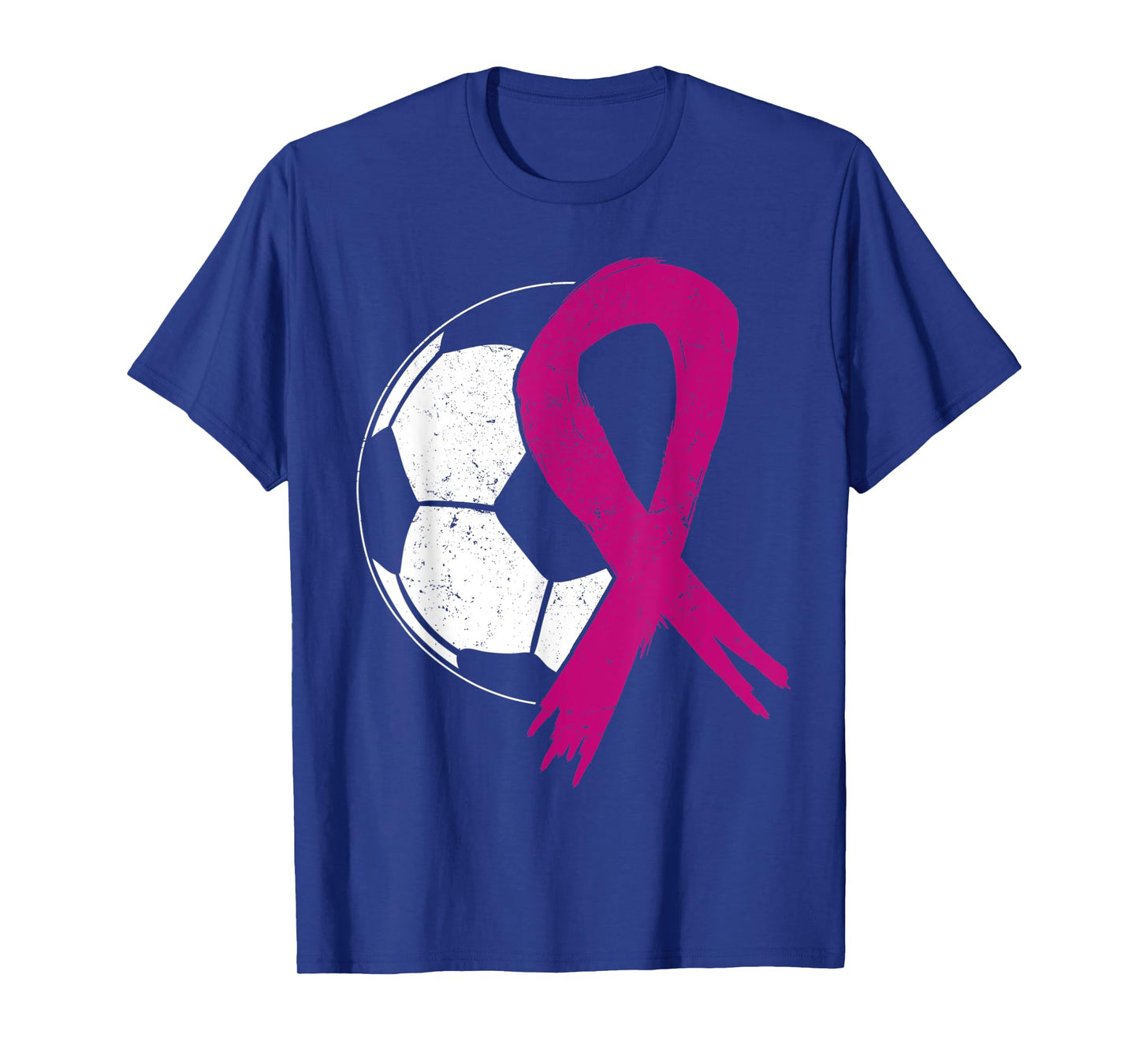 Breast Cancer Soccer Ball Pink Ribbon Carcinomas Sport Kick T-Shirt