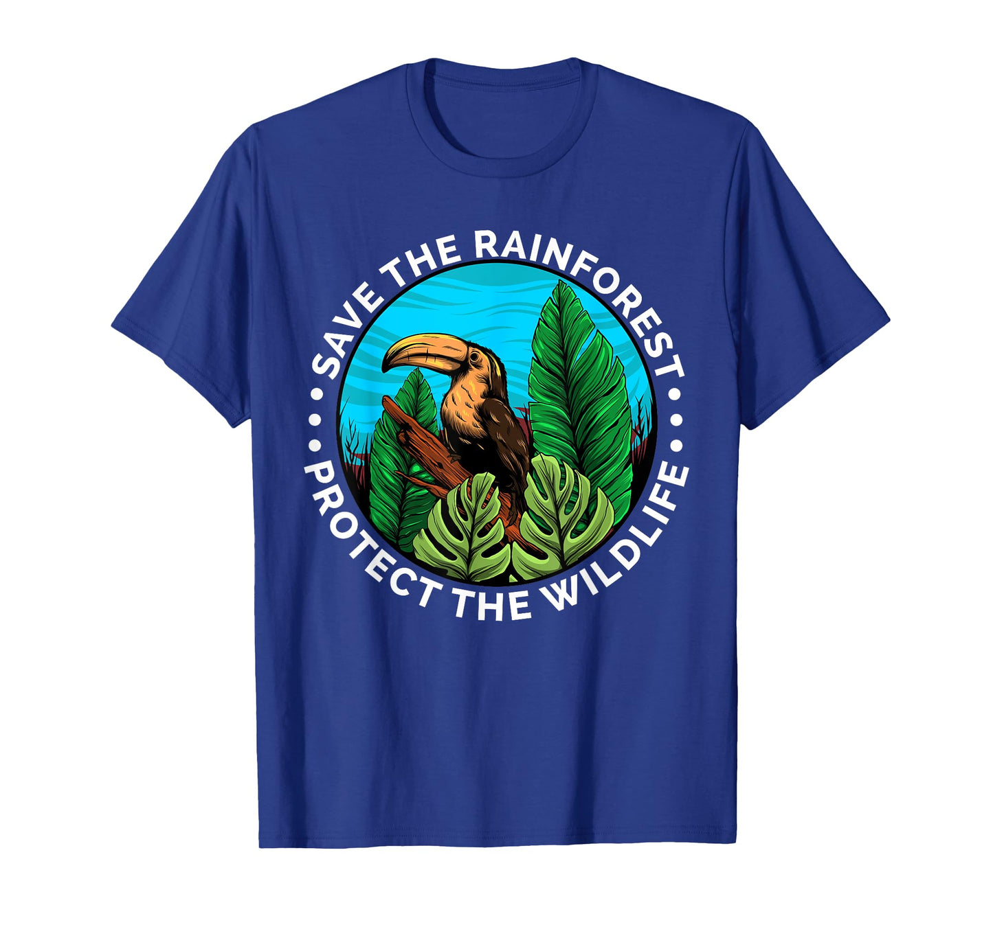 Save The Rainforest Protect The Wildlife Earth Day T-Shirt