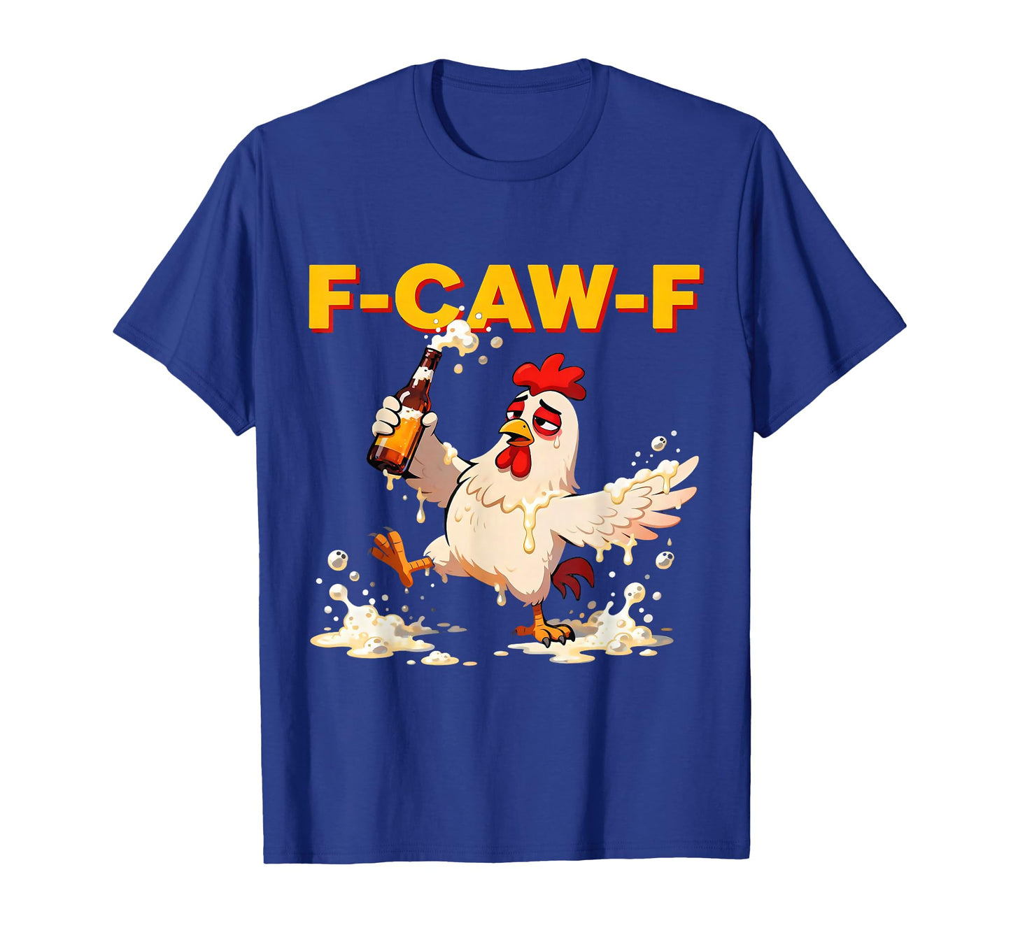 F-Caw-F Black Crow Bird Retro Vintage T-Shirt