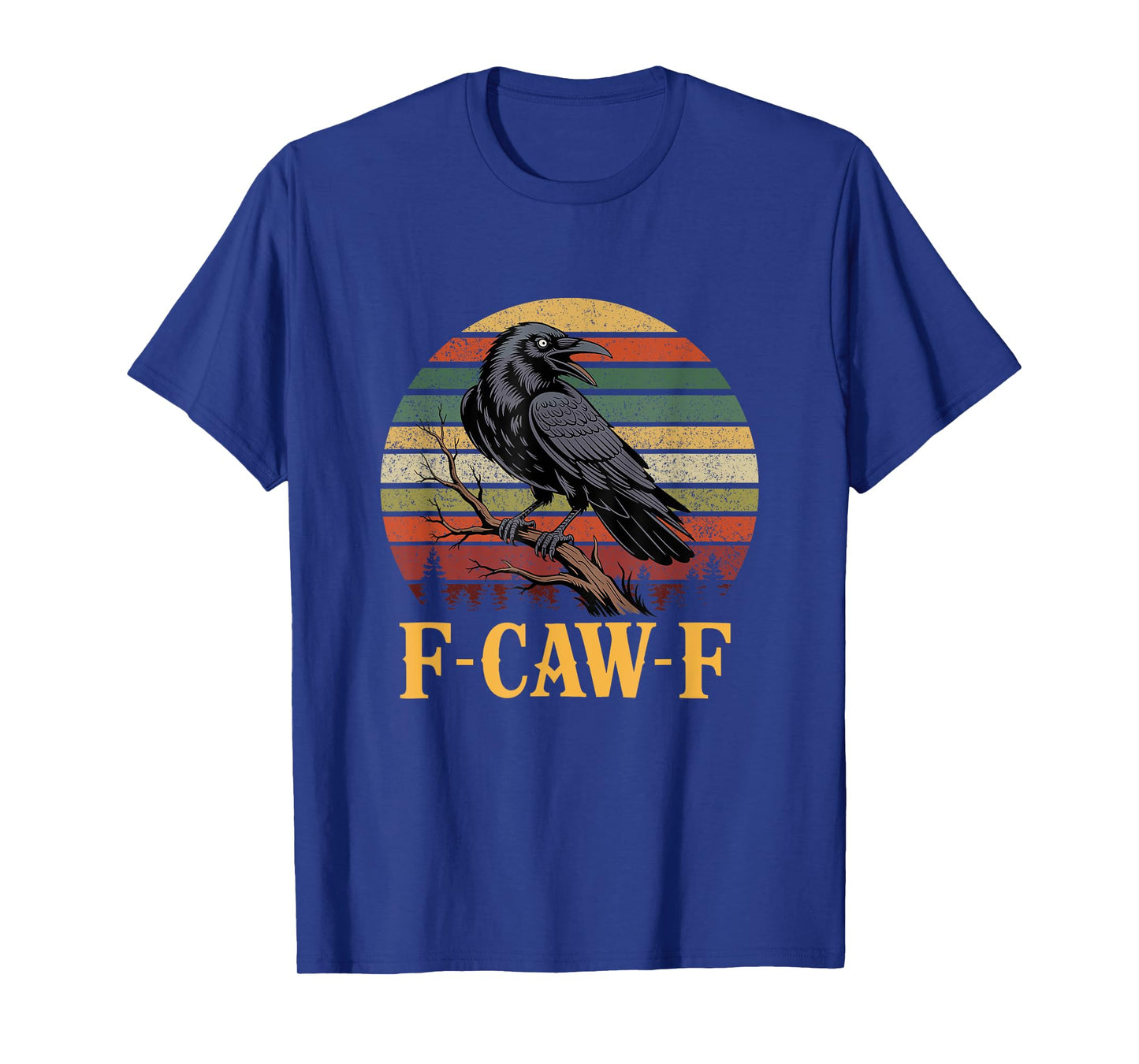 F-Caw-F Funny Raven Gothic Crow Black Bird Meme F Caw F T-Shirt