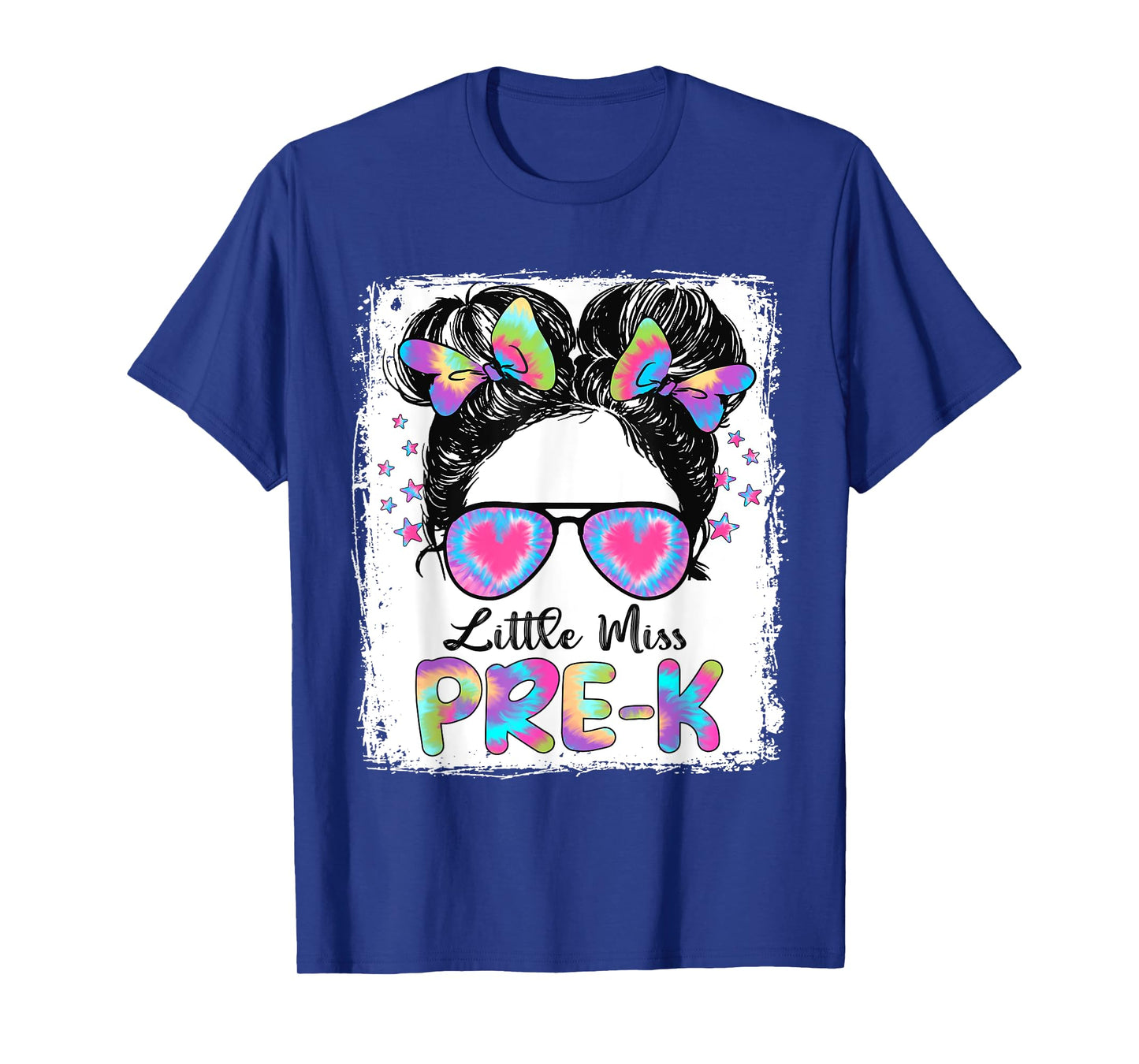 Little Miss Pre-K Girl Back To School Shirt Pre Kindergarten T-Shirt