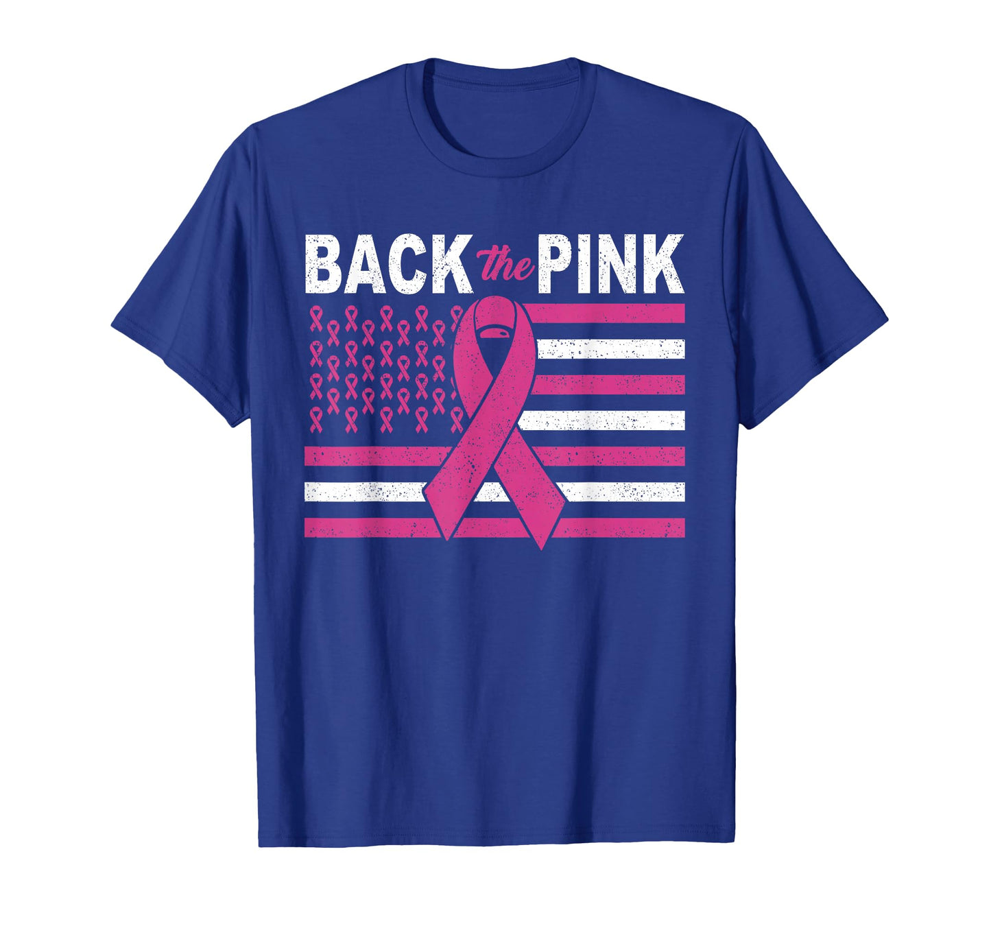 Back the Pink Breast Cancer Flag Awareness Shirt T-Shirt